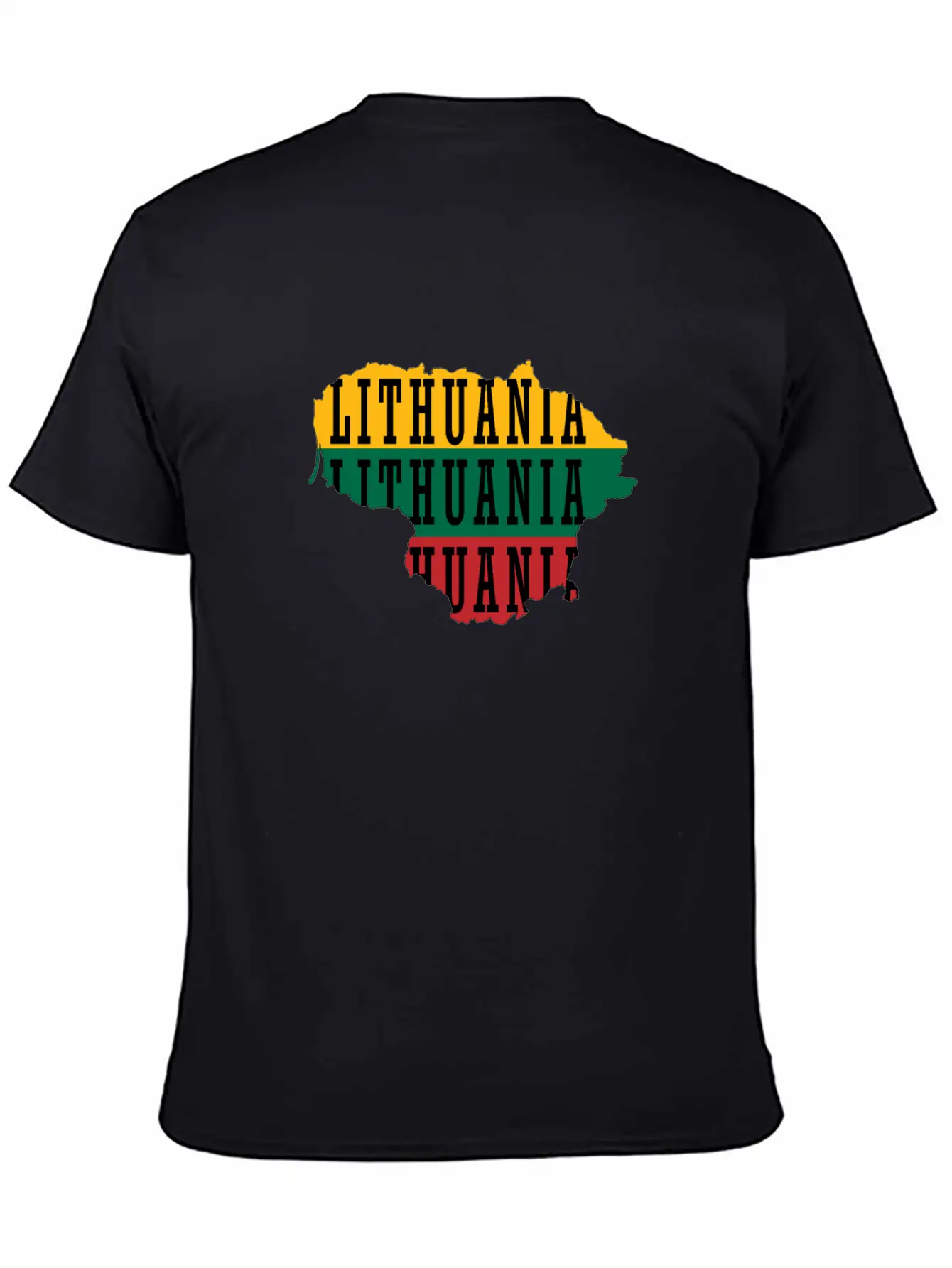 Lithuania Unisex Short Sleeve Soft Cotton T-Shirt – Casual Everyday Wear