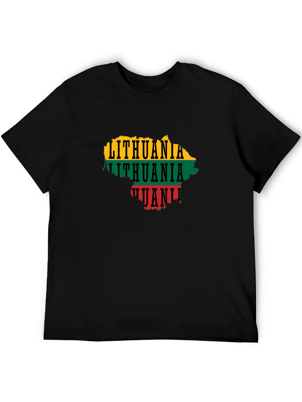 Lithuania Unisex Short Sleeve Soft Cotton T-Shirt – Casual Everyday Wear