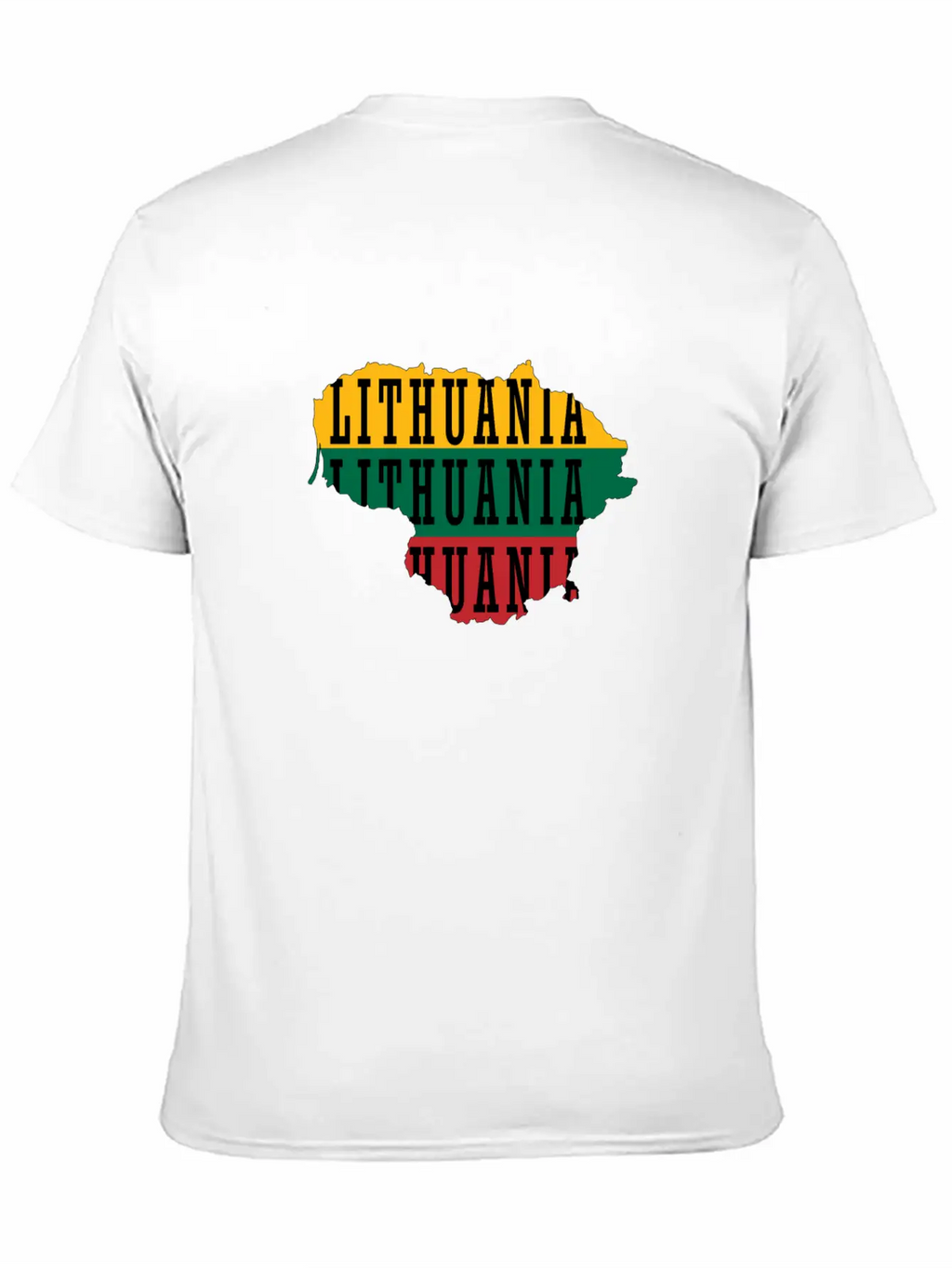 Lithuania Unisex Short Sleeve Soft Cotton T-Shirt – Casual Everyday Wear