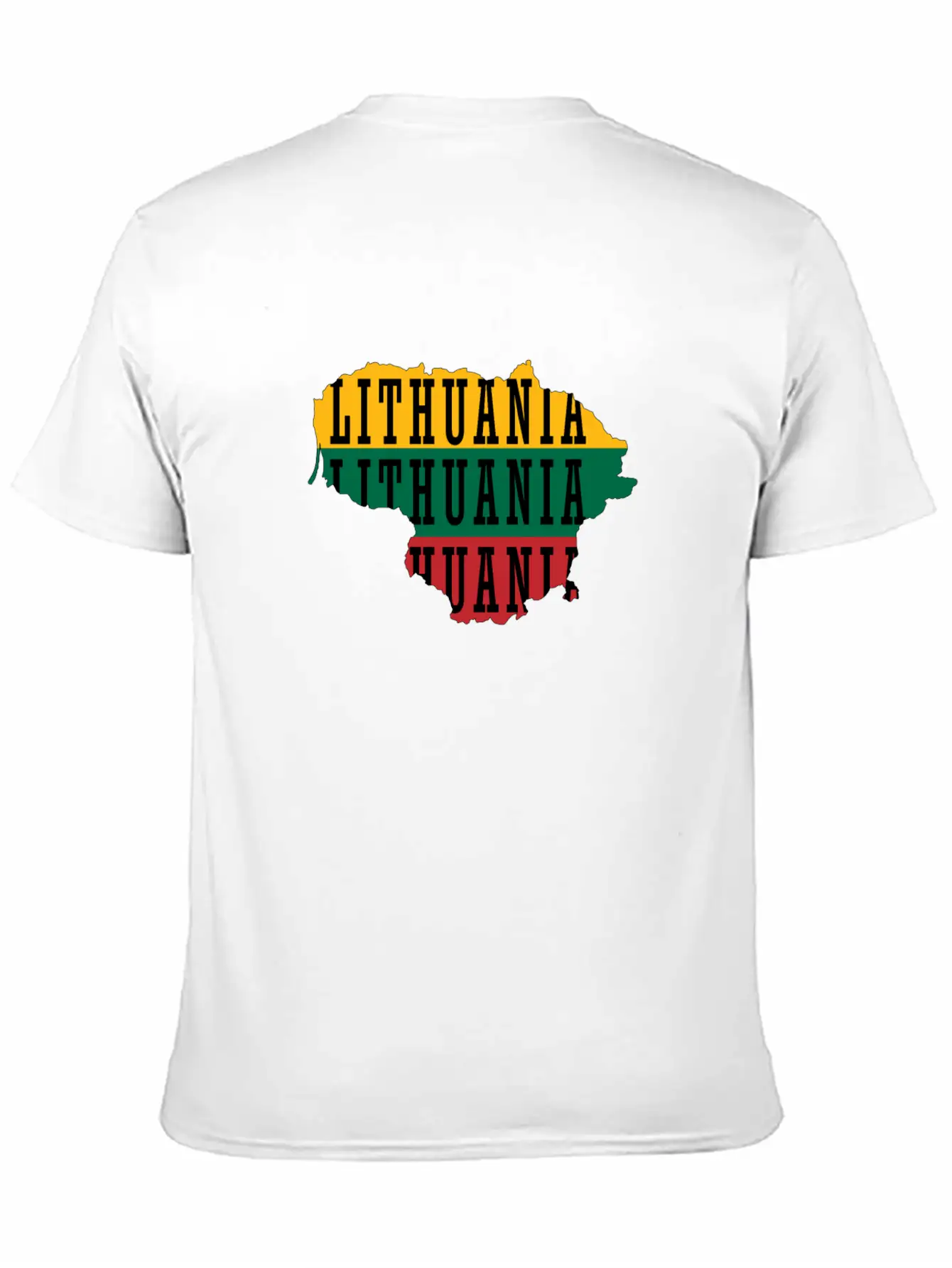 Lithuania Unisex Short Sleeve Soft Cotton T-Shirt – Casual Everyday Wear