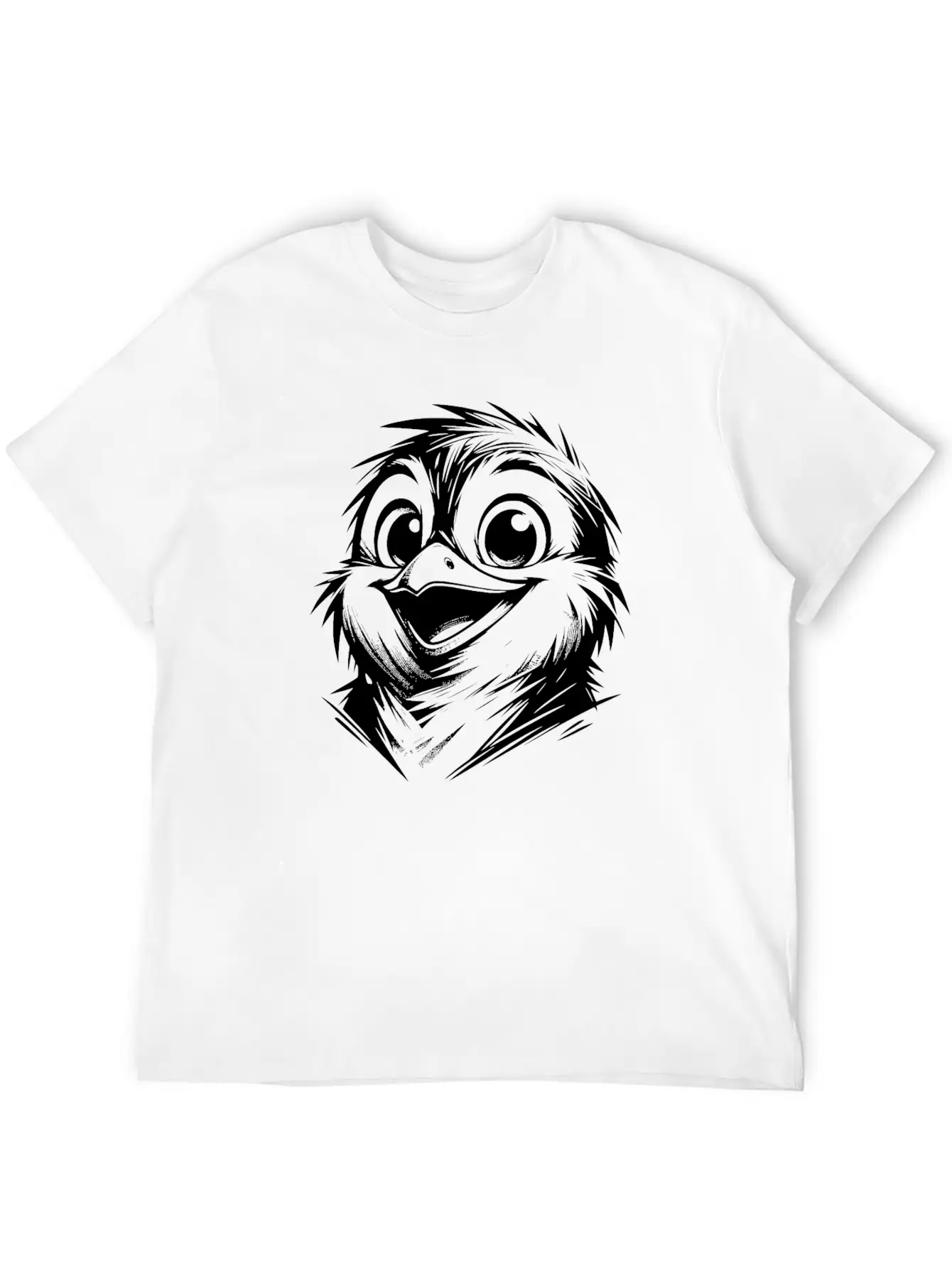 Little Dirty Penguin Pencil Style Stylish Everyday T-Shirt – Unisex Basic Cotton Tee