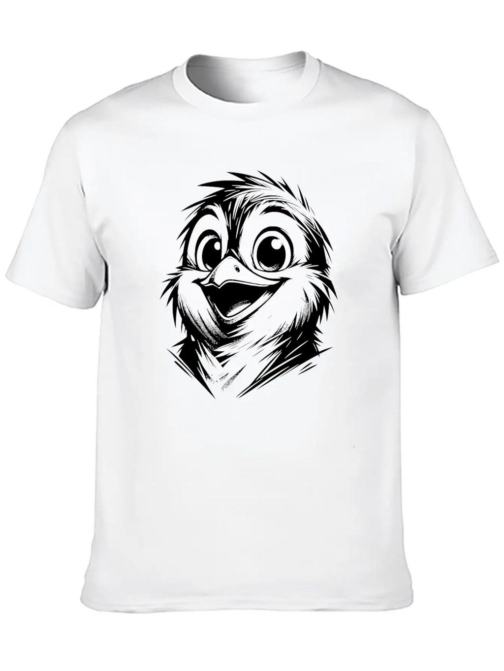 Little Dirty Penguin Pencil Style Stylish Everyday T-Shirt – Unisex Basic Cotton Tee