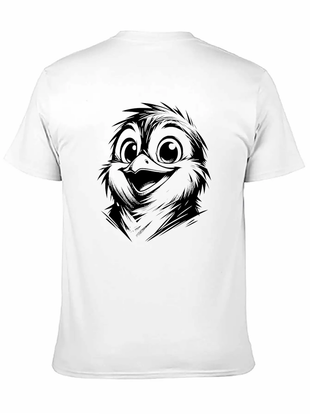 Little Dirty Penguin Pencil Style Stylish Everyday T-Shirt – Unisex Basic Cotton Tee
