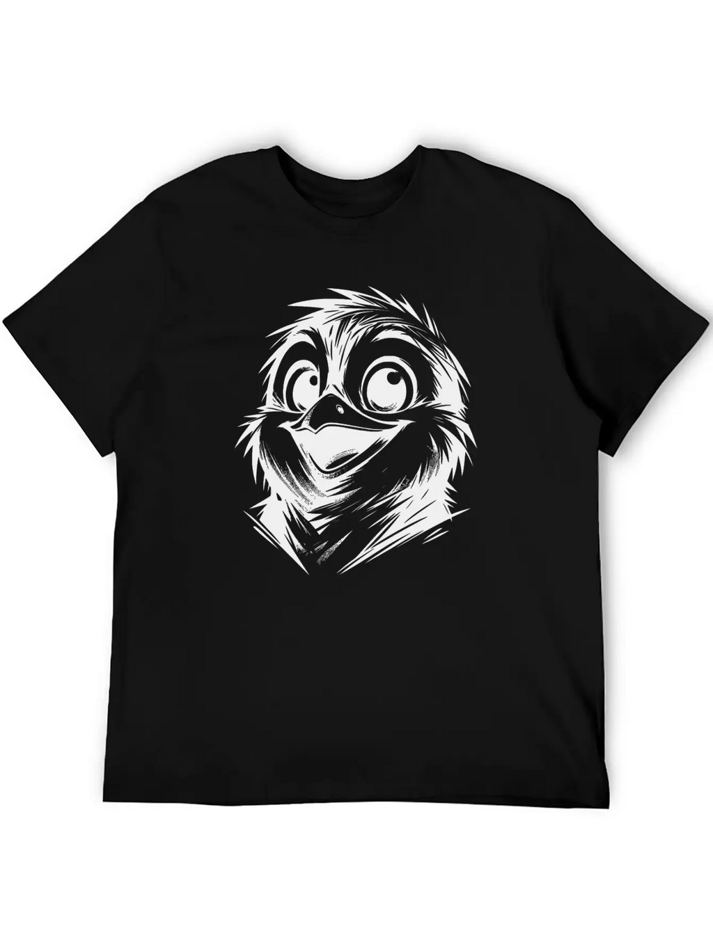 Little Dirty Penguin Pencil Style Stylish Everyday T-Shirt – Unisex Basic Cotton Tee