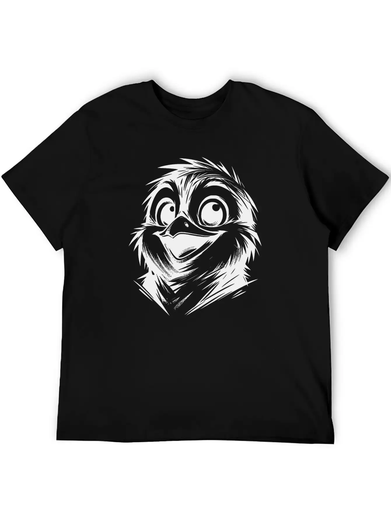 Little Dirty Penguin Pencil Style Stylish Everyday T-Shirt – Unisex Basic Cotton Tee