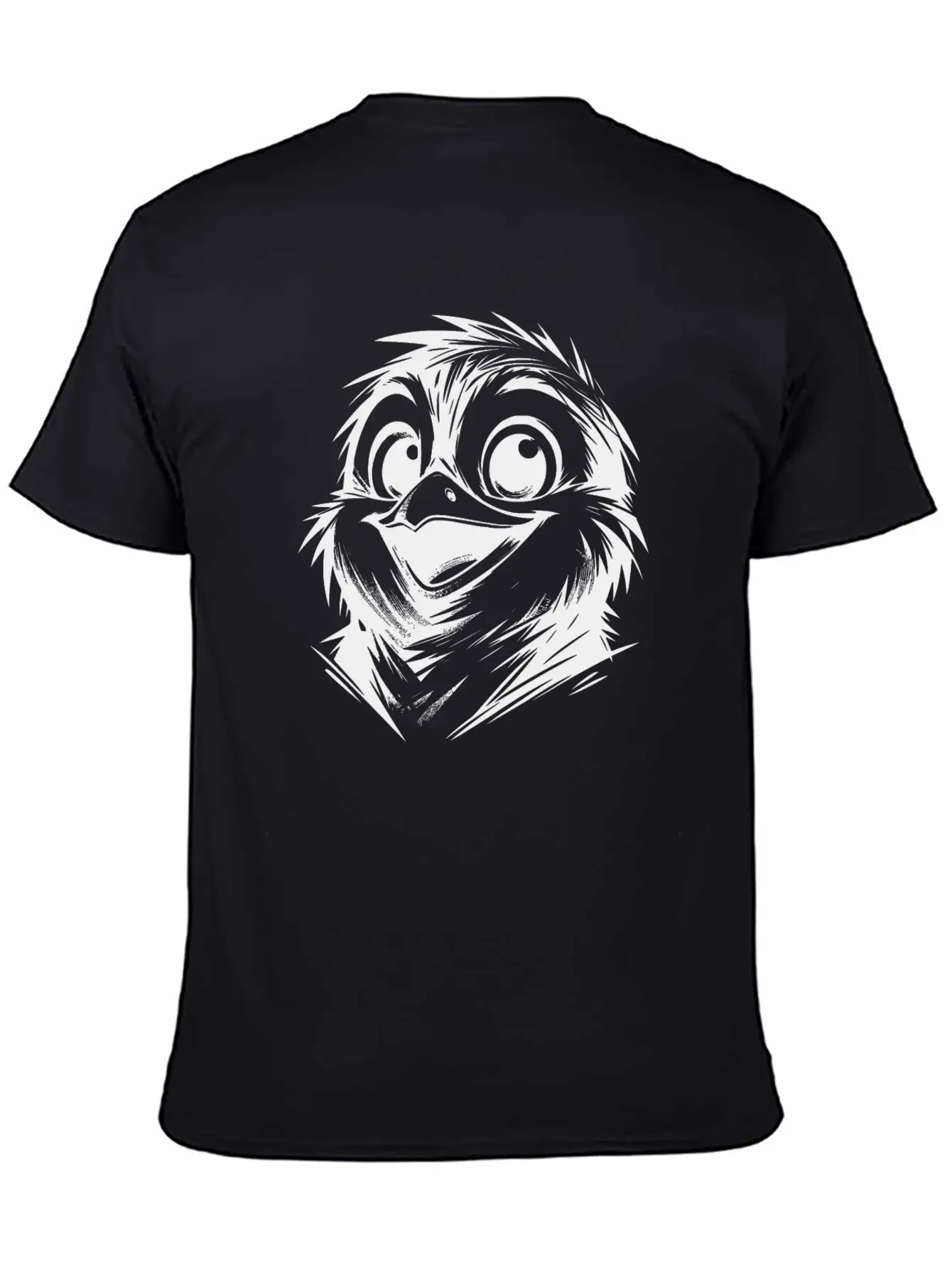 Little Dirty Penguin Pencil Style Stylish Everyday T-Shirt – Unisex Basic Cotton Tee