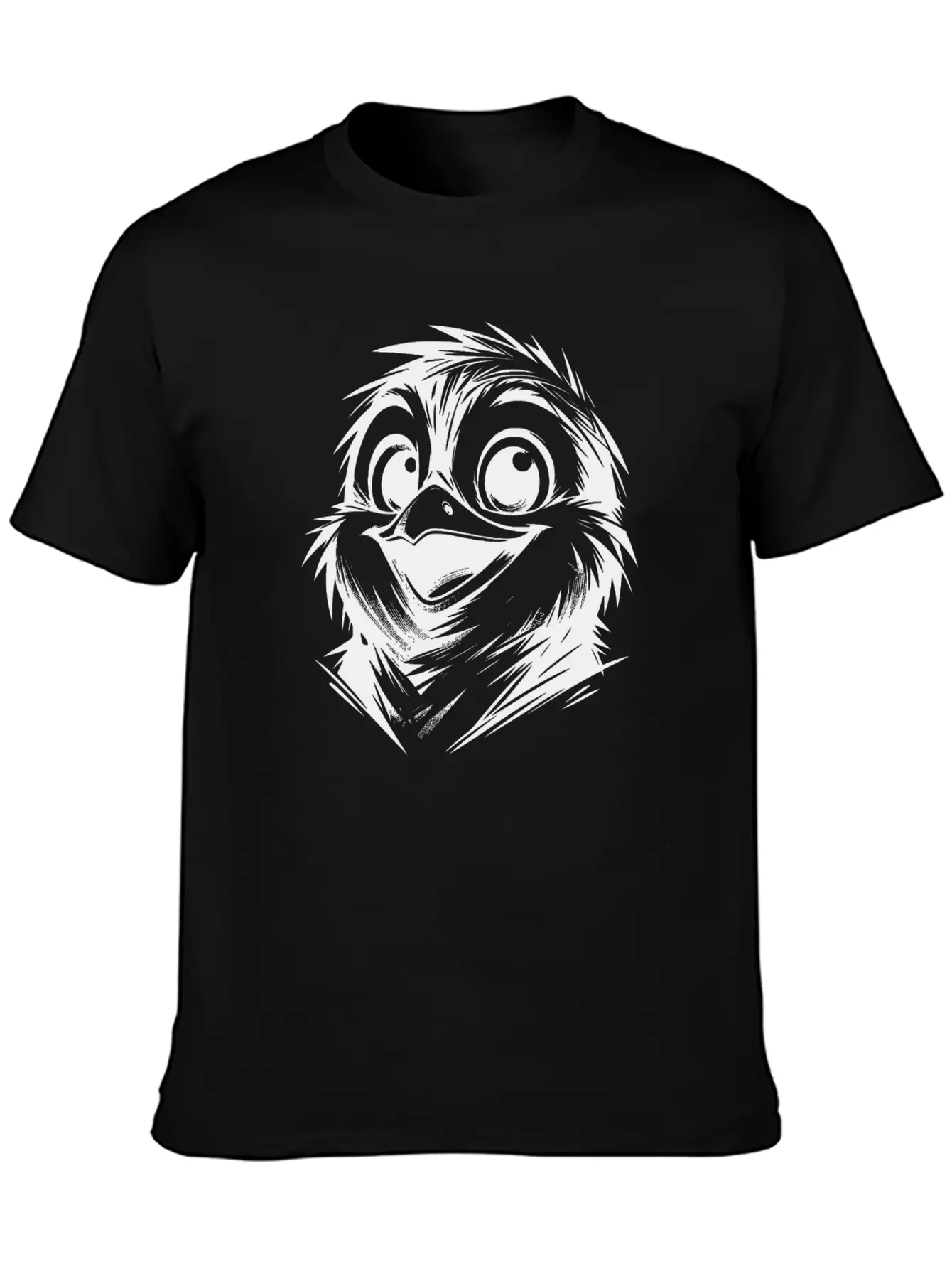 Little Dirty Penguin Pencil Style Stylish Everyday T-Shirt – Unisex Basic Cotton Tee
