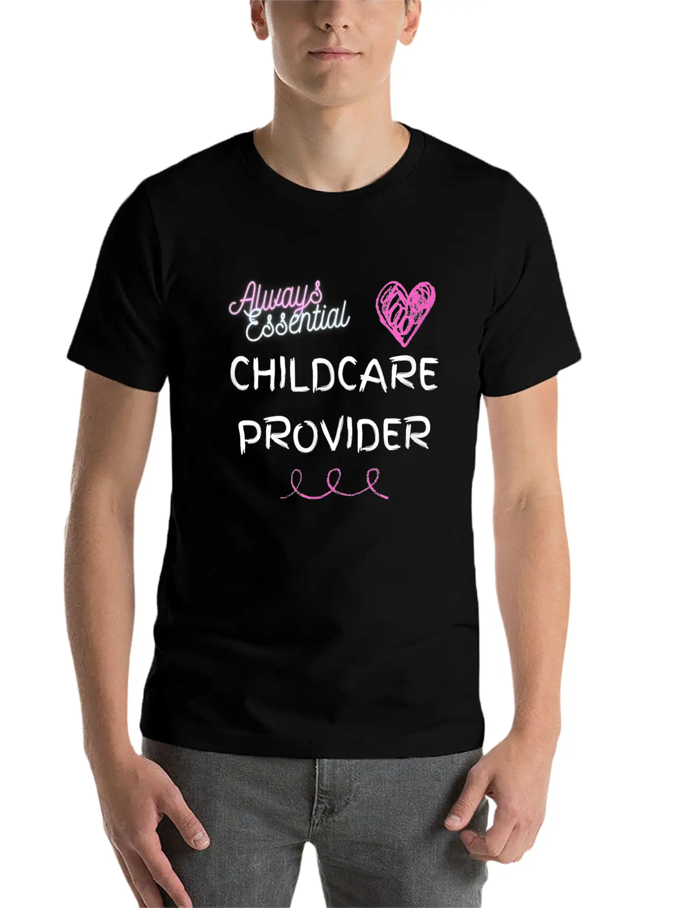 Little Sprouts Essential Childcare Essential Cotton Tee For Daily Outfits – Unisex Style