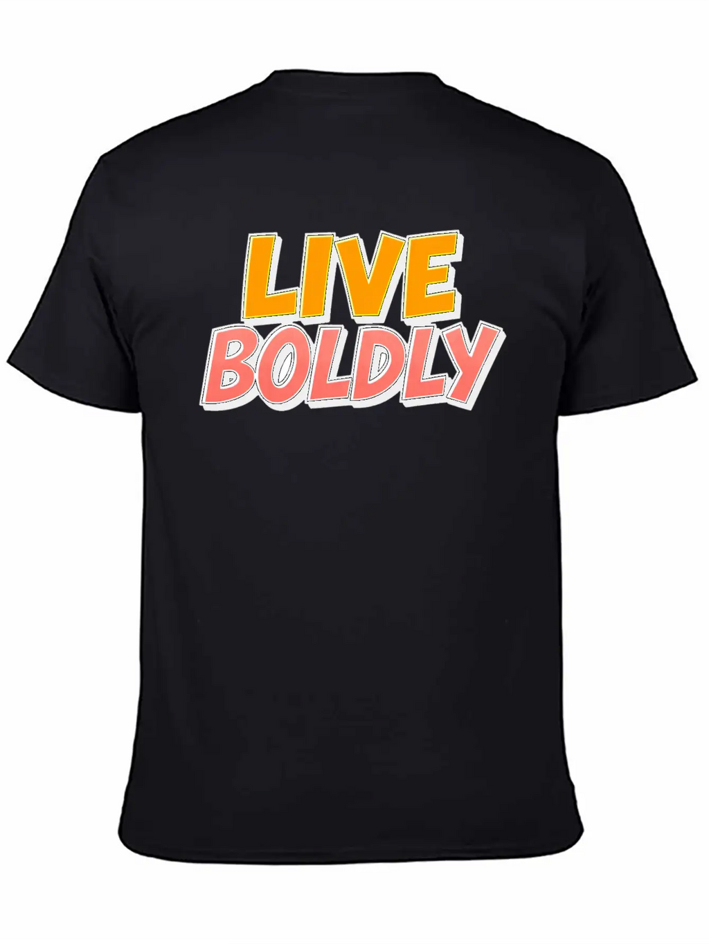 Live Boldly Essential Cotton Tee For Daily Outfits – Unisex Style