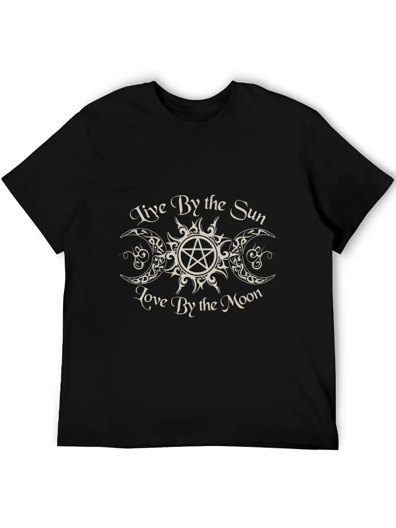 Live By The Sun Love By The Moon Weed T Shirts Stylish Everyday T-Shirt – Unisex Basic Cotton Tee