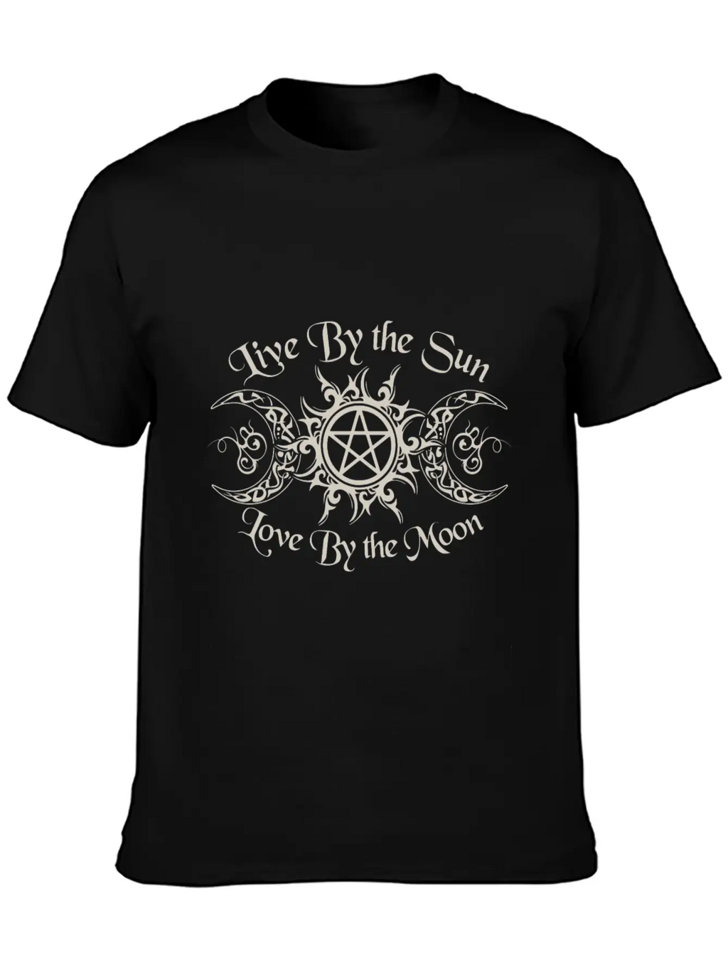 Live By The Sun Love By The Moon Weed T Shirts Stylish Everyday T-Shirt – Unisex Basic Cotton Tee