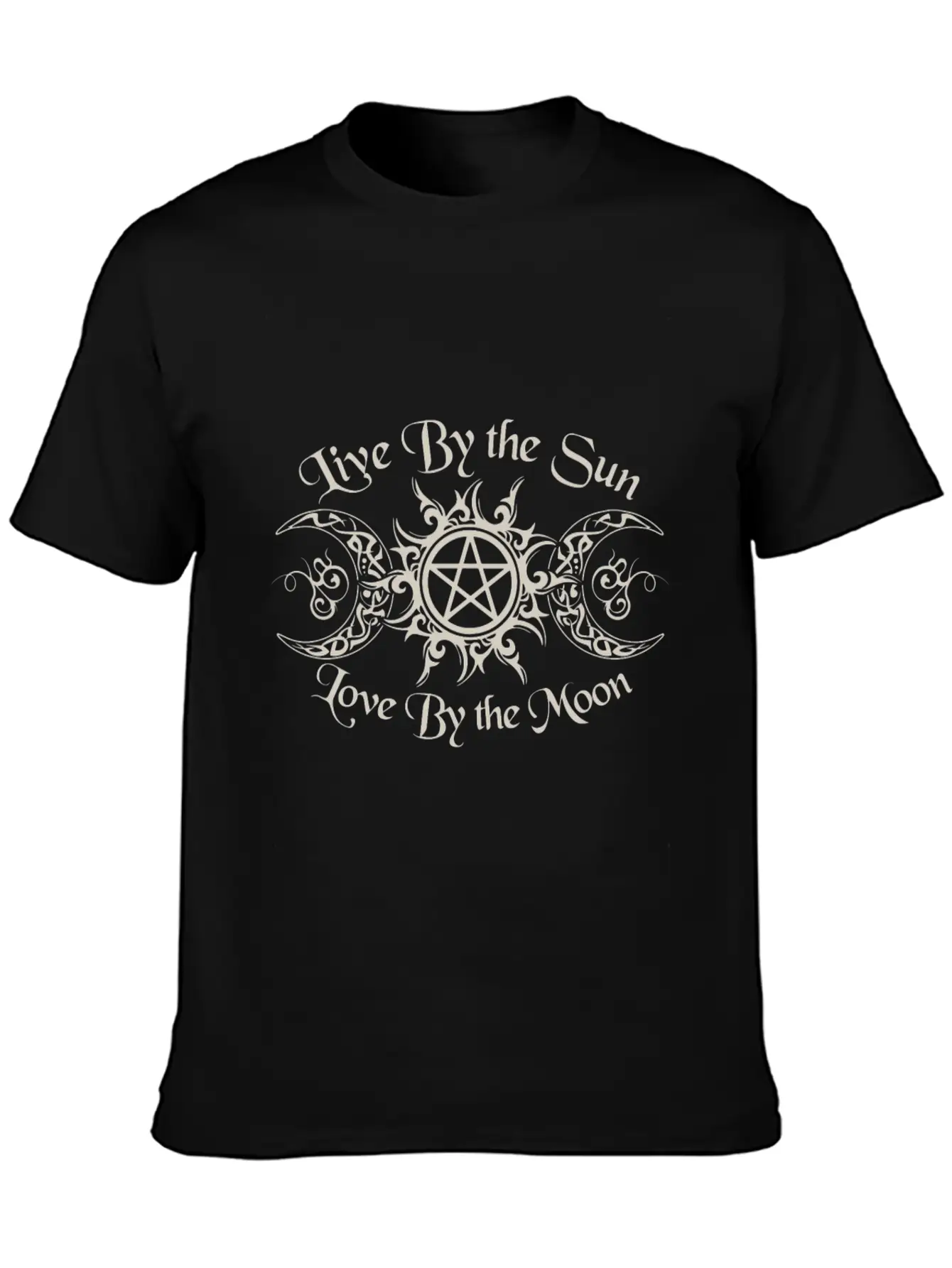 Live By The Sun Love By The Moon Weed T Shirts Stylish Everyday T-Shirt – Unisex Basic Cotton Tee