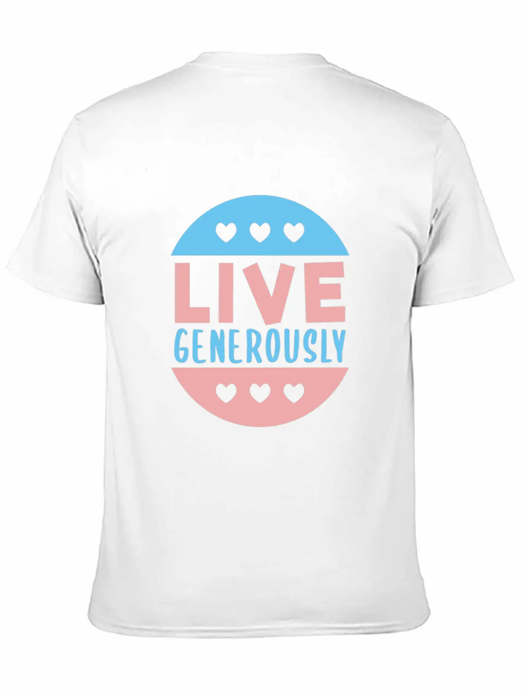 Live Generously And Stars Unisex Casual T-Shirt – Clean Design For Daily Comfort