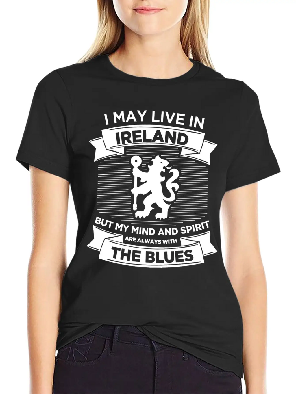 Live In Ireland, Mind And Spirit With The Blues Breathable Soft Cotton T-Shirt – Timeless Casual Look