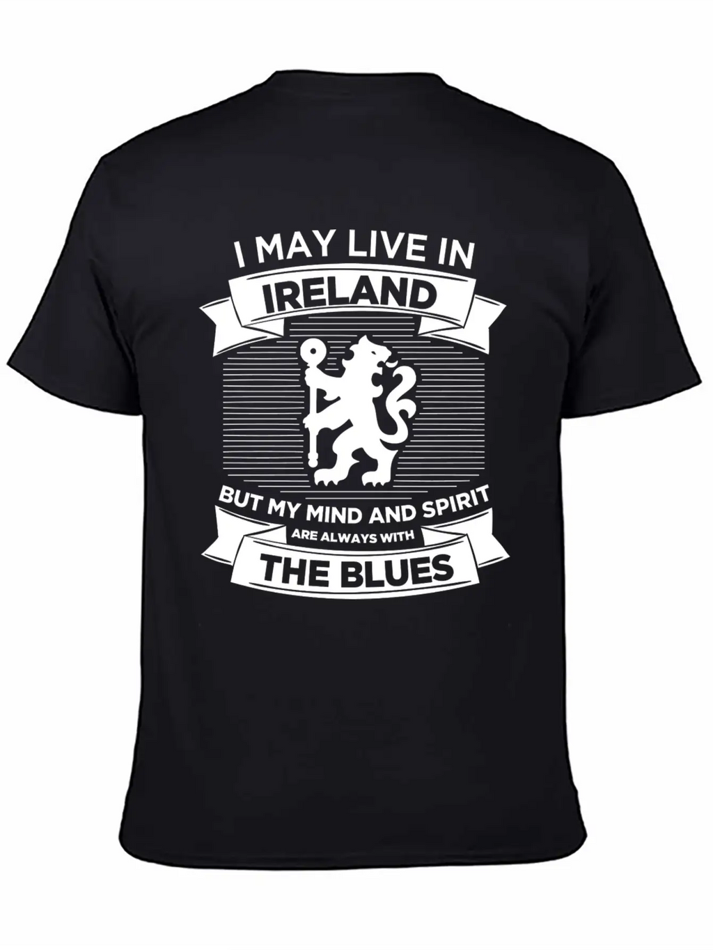 Live In Ireland, Mind And Spirit With The Blues Breathable Soft Cotton T-Shirt – Timeless Casual Look