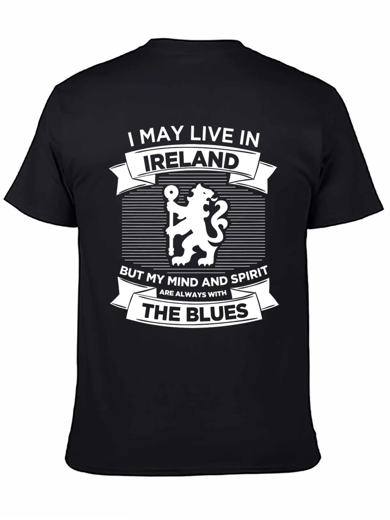 Live In Ireland, Mind And Spirit With The Blues Breathable Soft Cotton T-Shirt – Timeless Casual Look