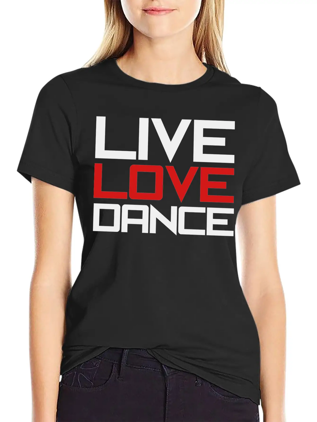 Live Love Dance Unisex Casual T-Shirt – Clean Design For Daily Comfort