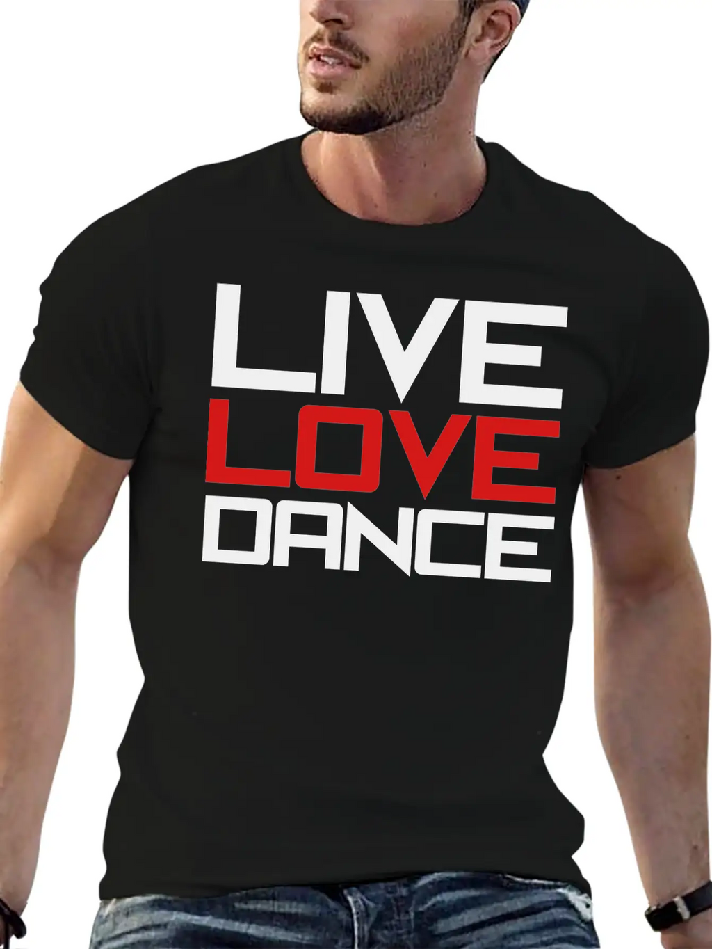 Live Love Dance Unisex Casual T-Shirt – Clean Design For Daily Comfort