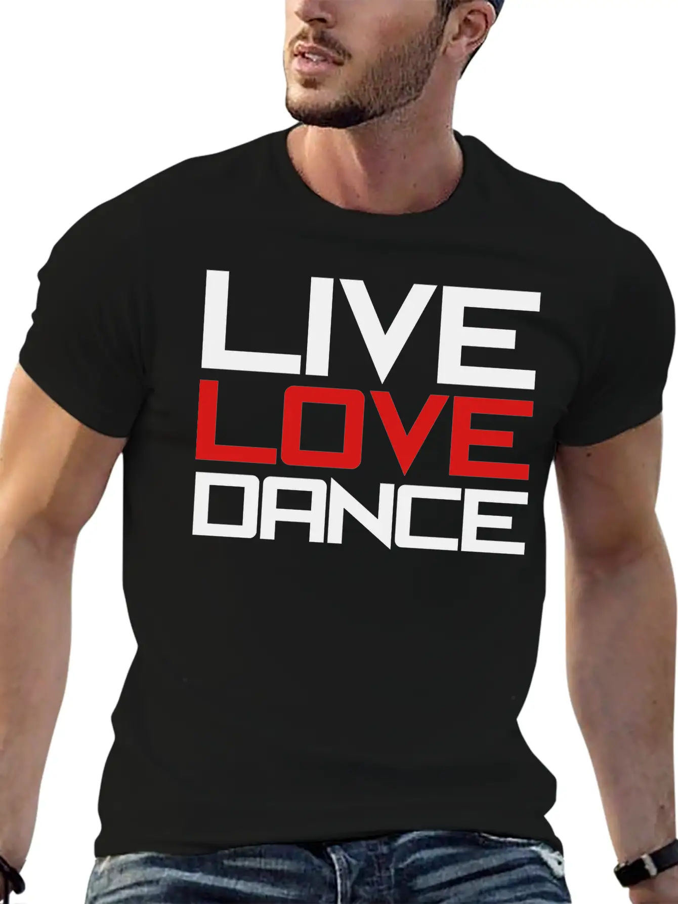 Live Love Dance Unisex Casual T-Shirt – Clean Design For Daily Comfort