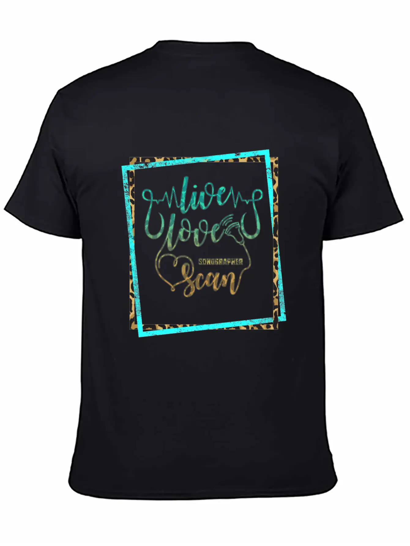 Live Love Scan, Sonography Ultrasound, Essential Cotton Tee For Daily Outfits – Unisex Style