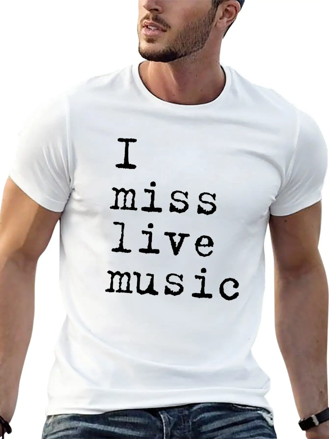 Live Music Gift Raving Concert Party Unisex Short Sleeve Soft Cotton T-Shirt – Casual Everyday Wear