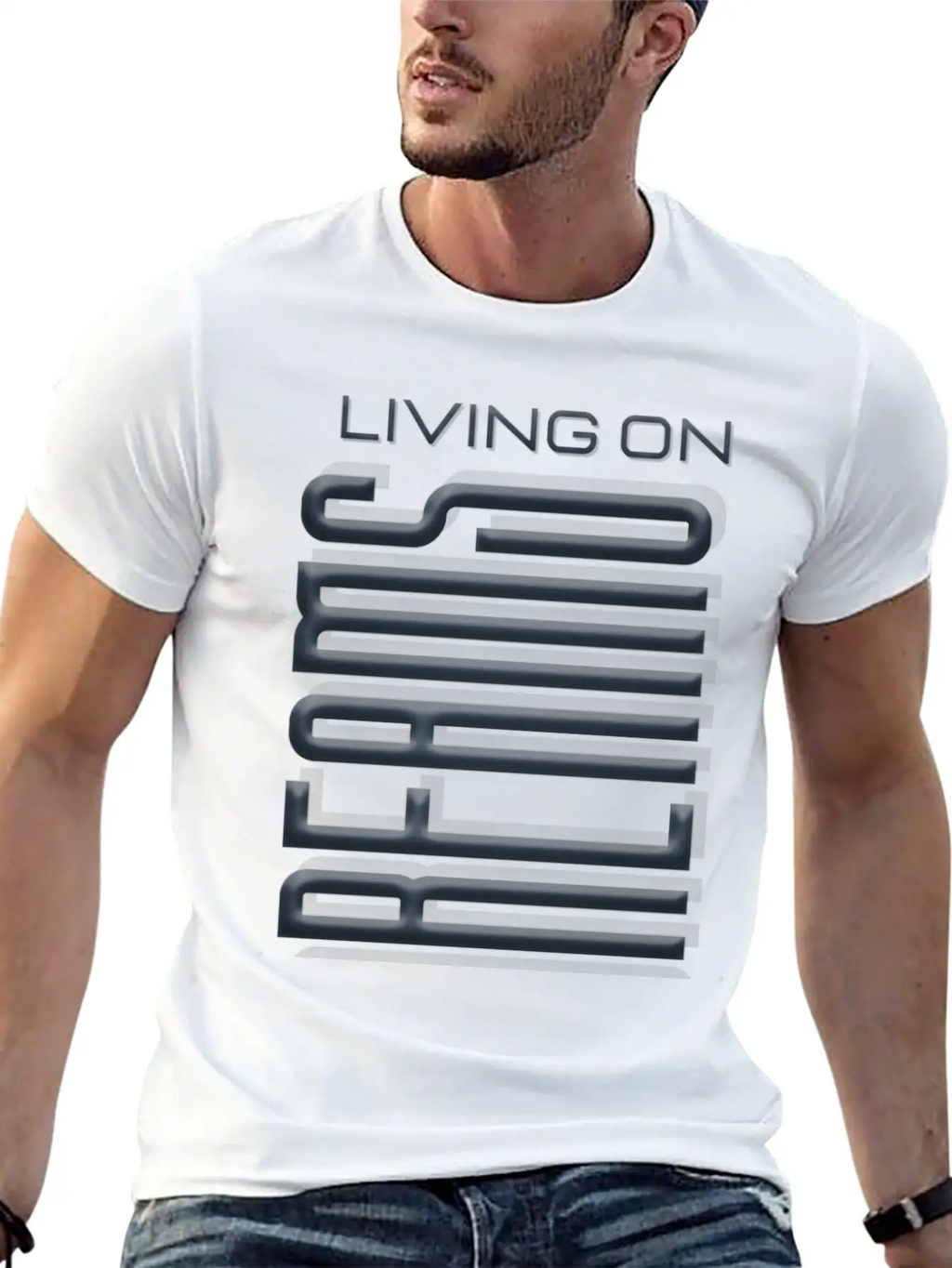 Living On Dreams Stylish Everyday T-Shirt – Unisex Basic Cotton Tee