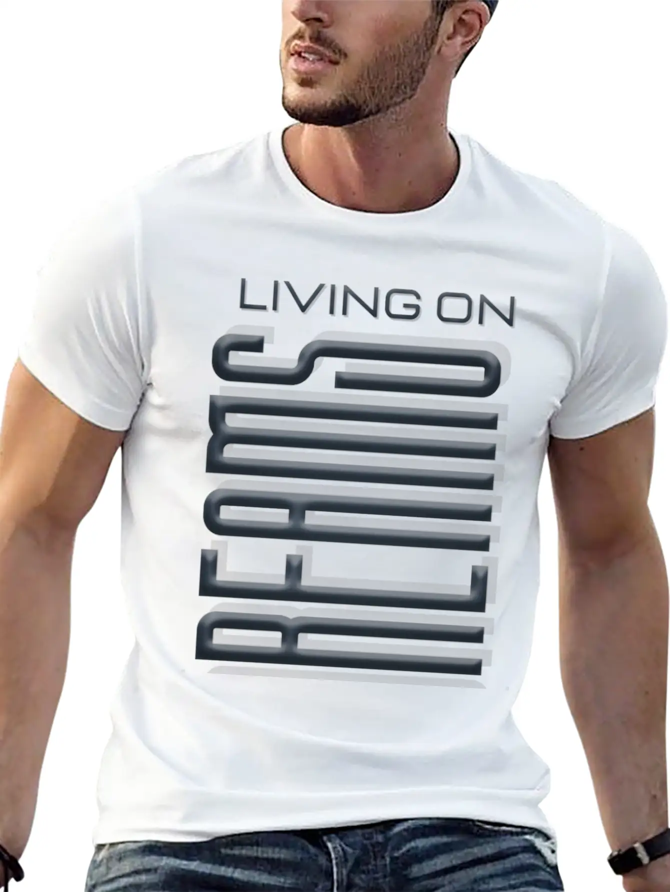 Living On Dreams Stylish Everyday T-Shirt – Unisex Basic Cotton Tee