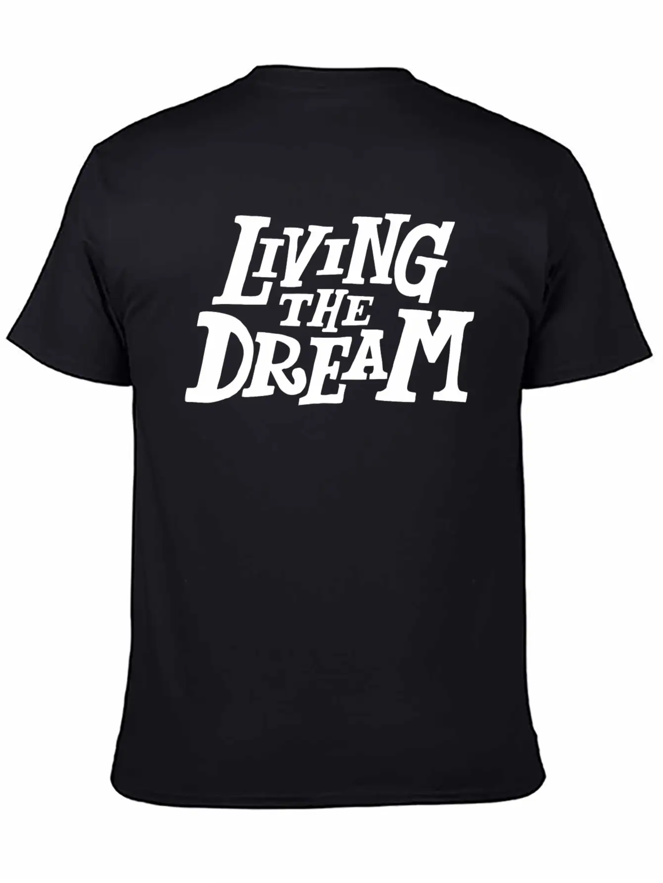 Living The Dream Stylish Everyday T-Shirt – Unisex Basic Cotton Tee