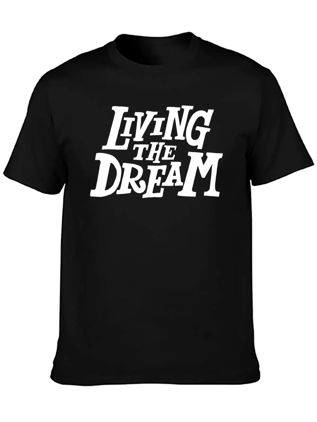 Living The Dream Stylish Everyday T-Shirt – Unisex Basic Cotton Tee