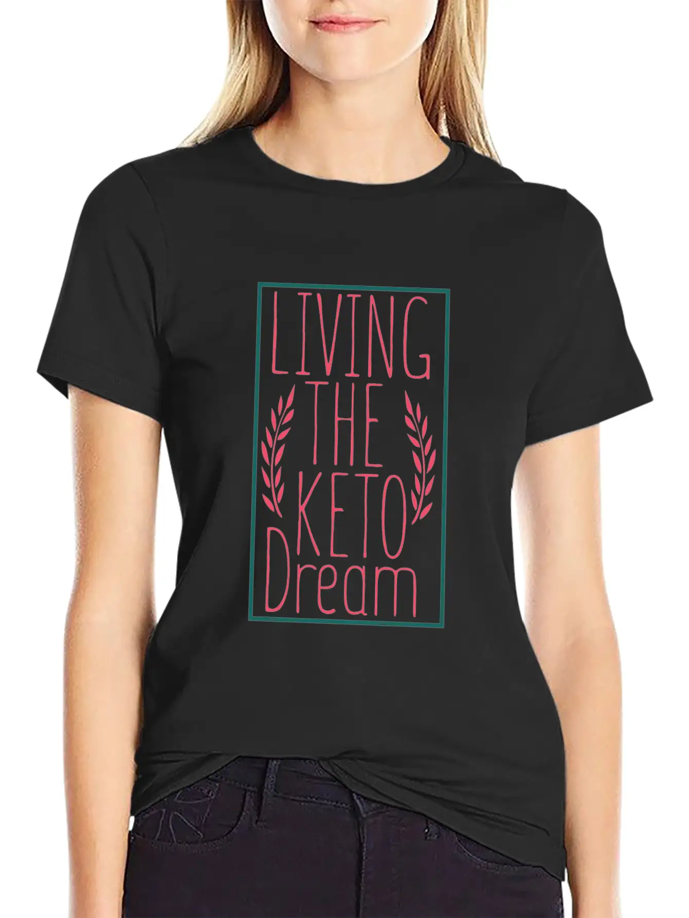 Living The Keto Dream - Keto Diet Breathable Soft Cotton T-Shirt – Timeless Casual Look