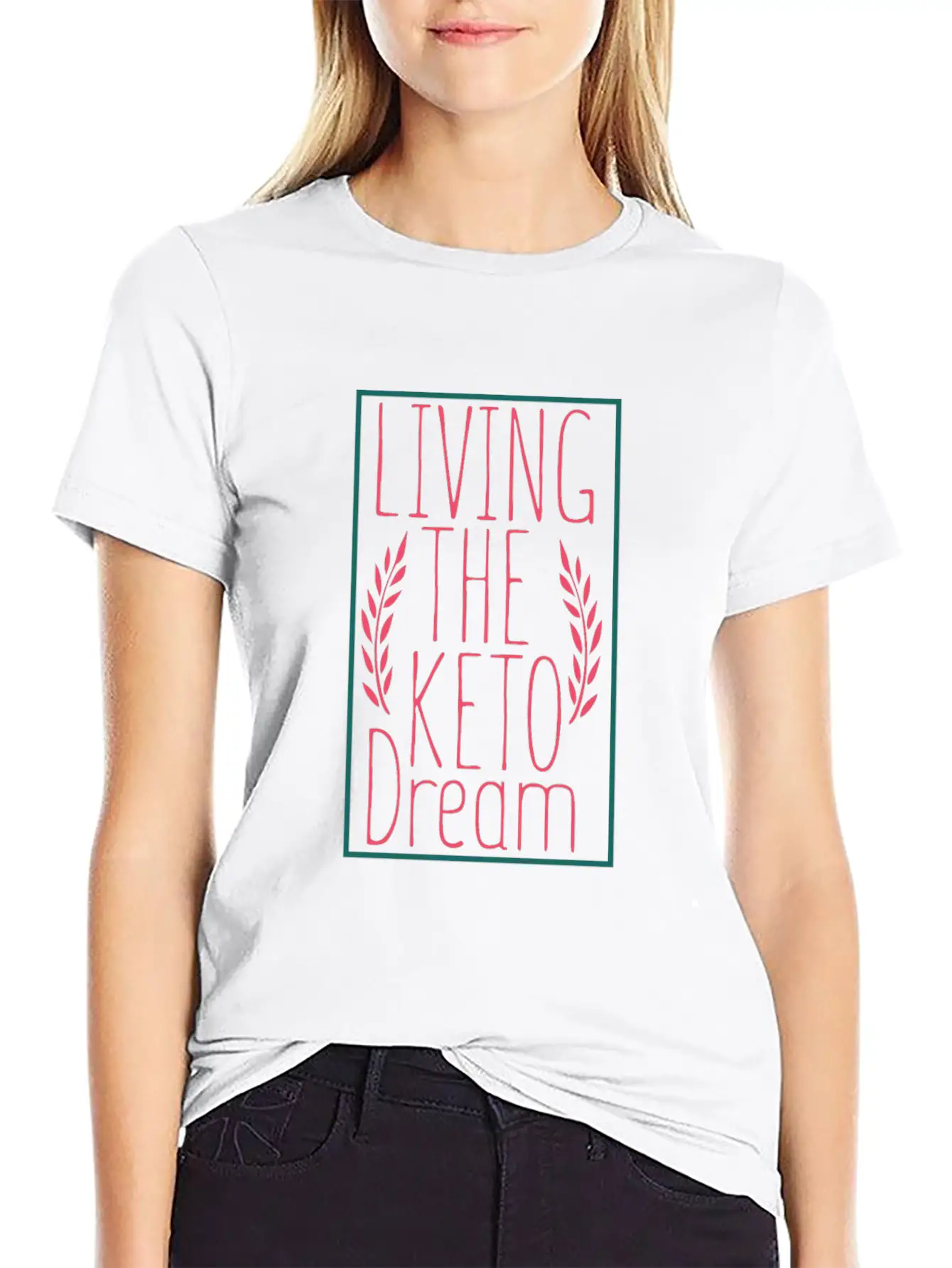 Living The Keto Dream - Keto Diet Breathable Soft Cotton T-Shirt – Timeless Casual Look