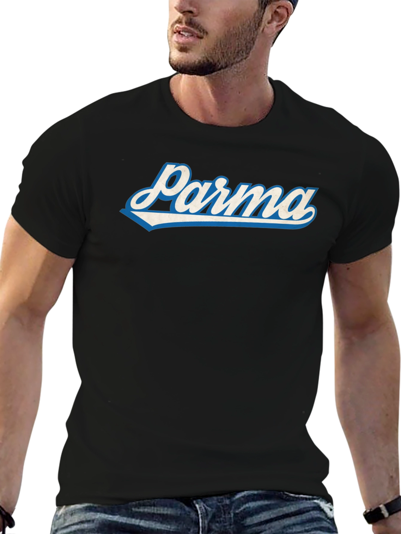Parma Script T-Shirt - Retro Style