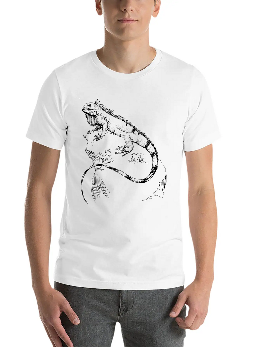 Lizard Stylish Everyday T-Shirt – Unisex Basic Cotton Tee