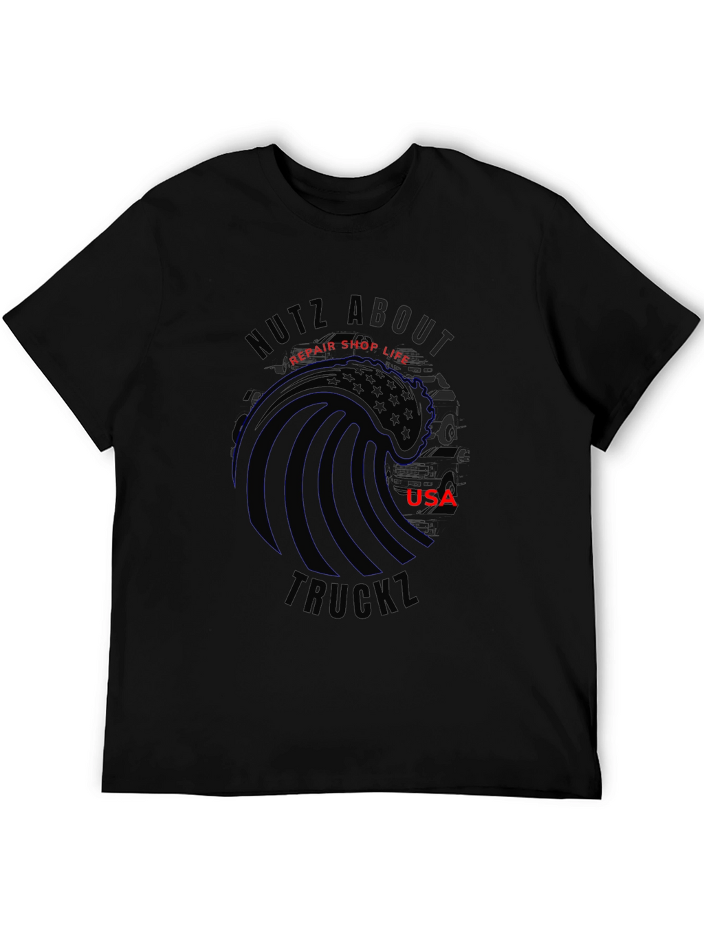 Nutz About Truckz USA T-Shirt