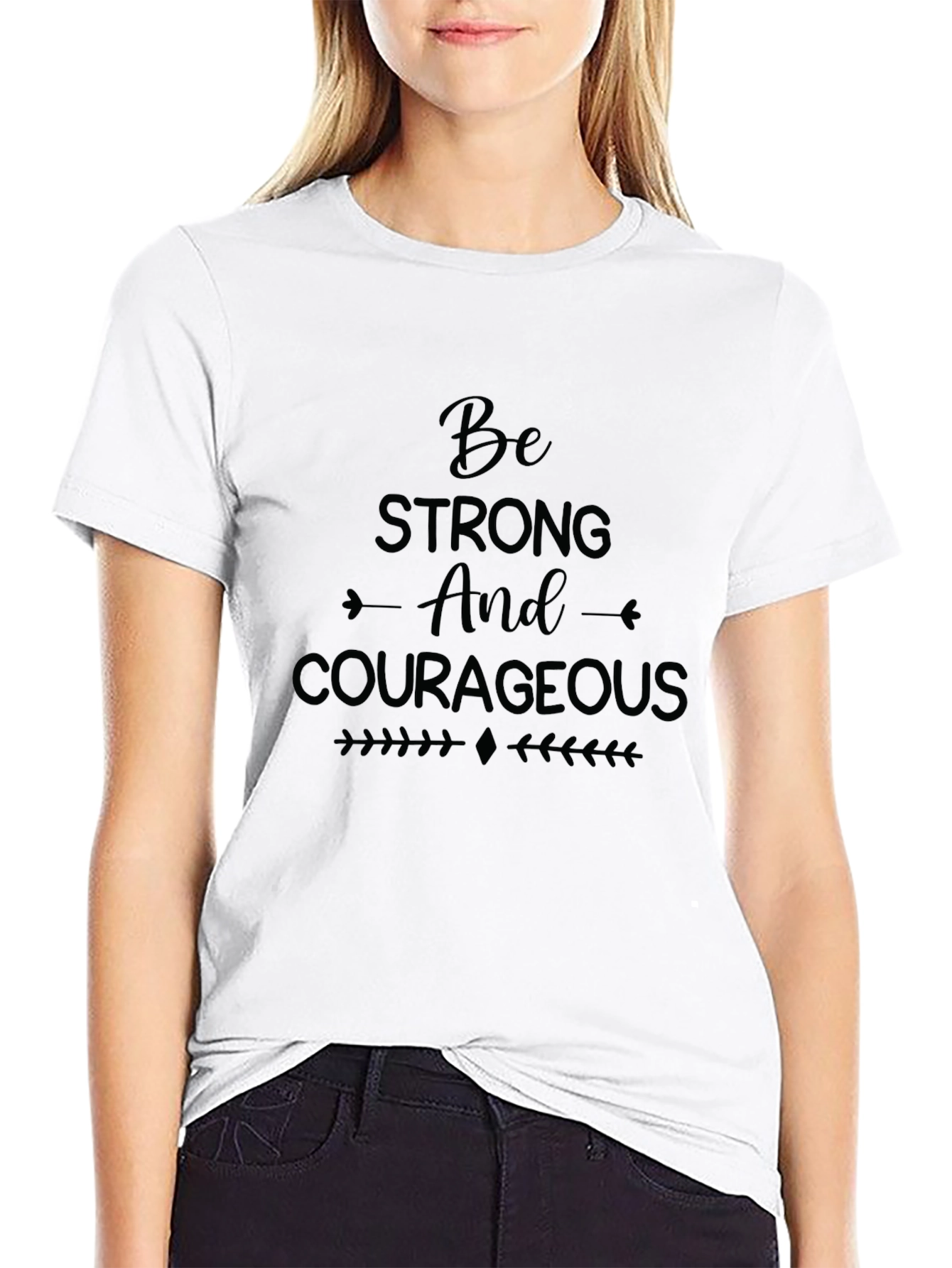 Be Strong and Courageous Graphic T-Shirt
