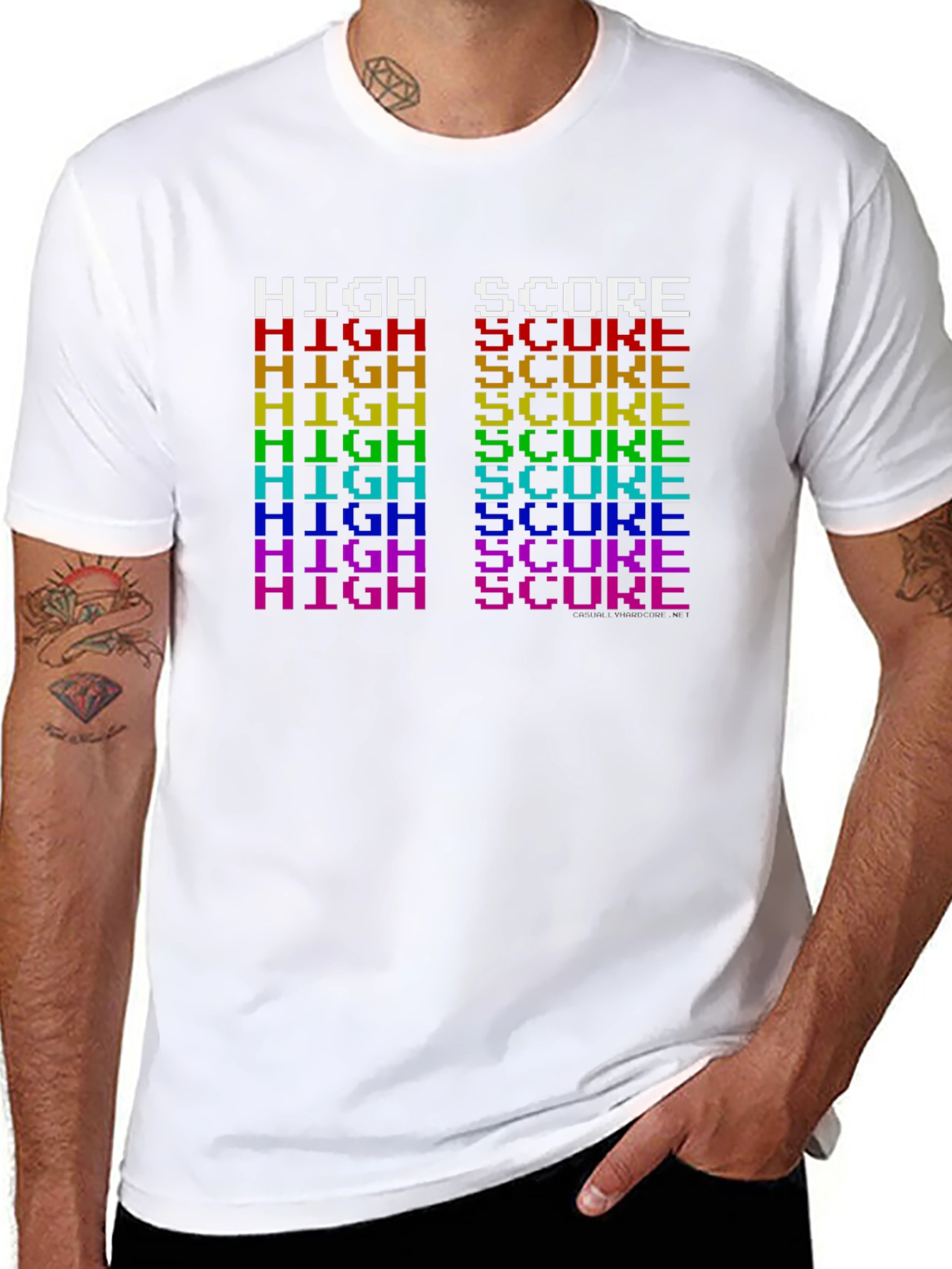 High Score T-Shirt Retro Arcade Graphic Tee