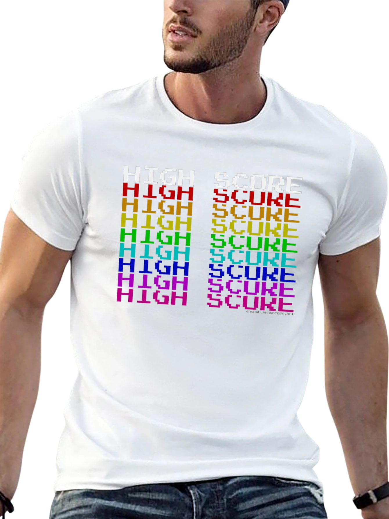 High Score T-Shirt Retro Arcade Graphic Tee