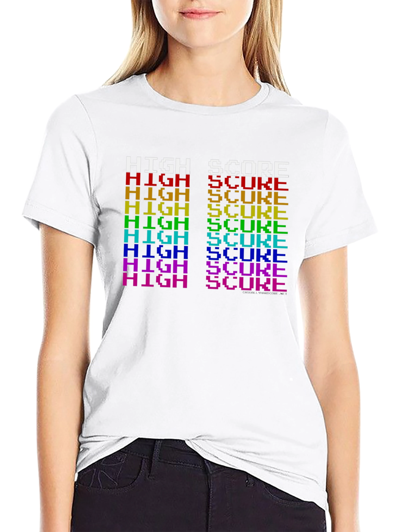 High Score T-Shirt Retro Arcade Graphic Tee