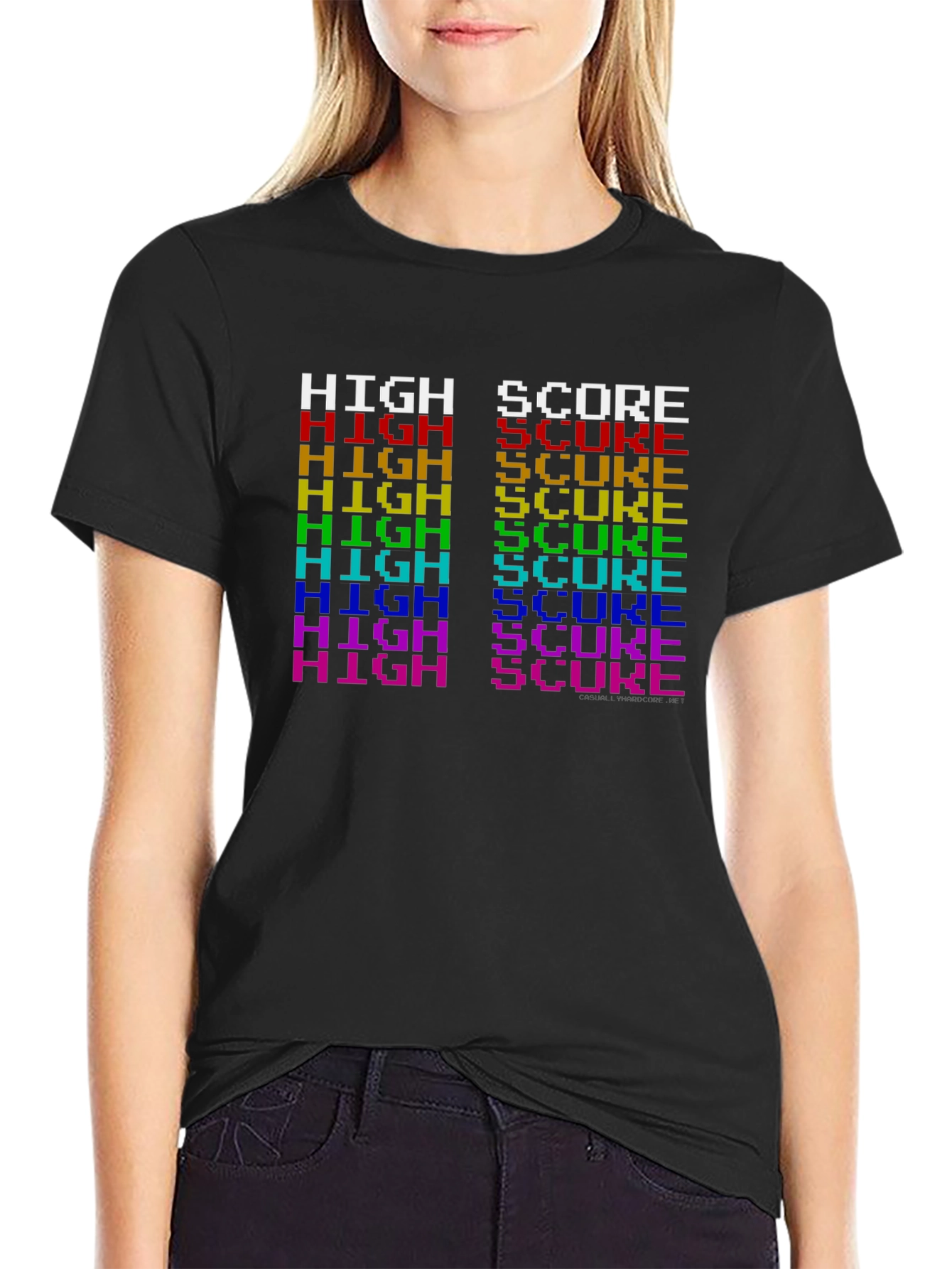High Score T-Shirt Retro Arcade Graphic Tee