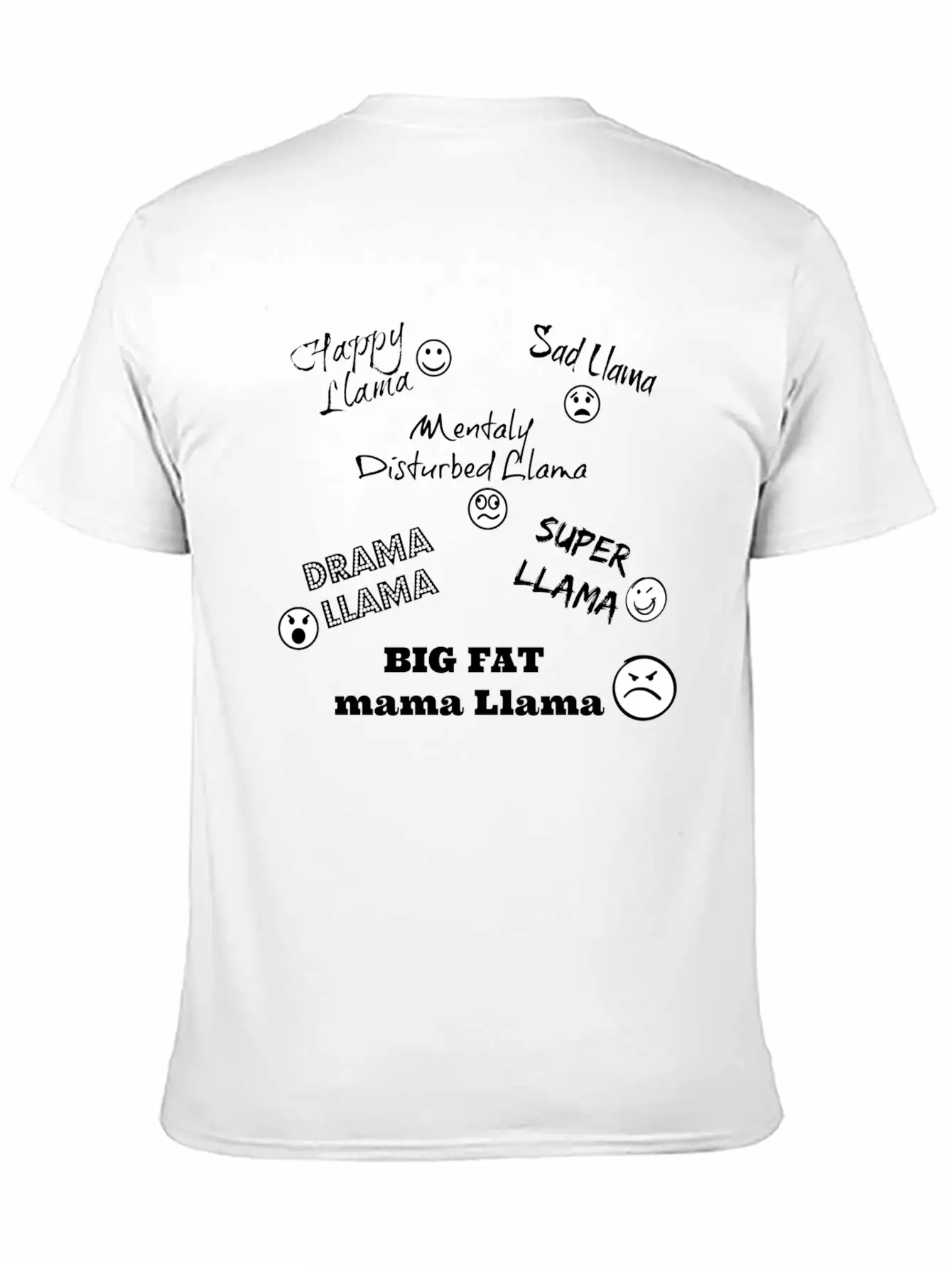 Llama Song Design Unisex Casual T-Shirt – Clean Design For Daily Comfort