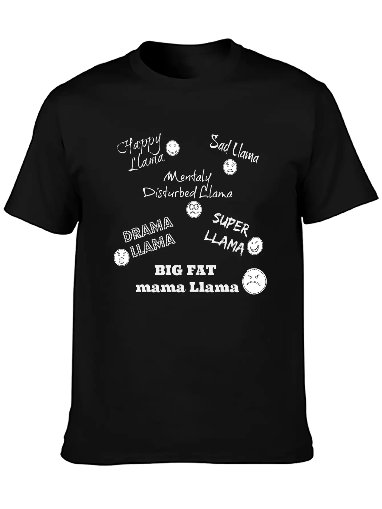 Llama Song Design Unisex Casual T-Shirt – Clean Design For Daily Comfort
