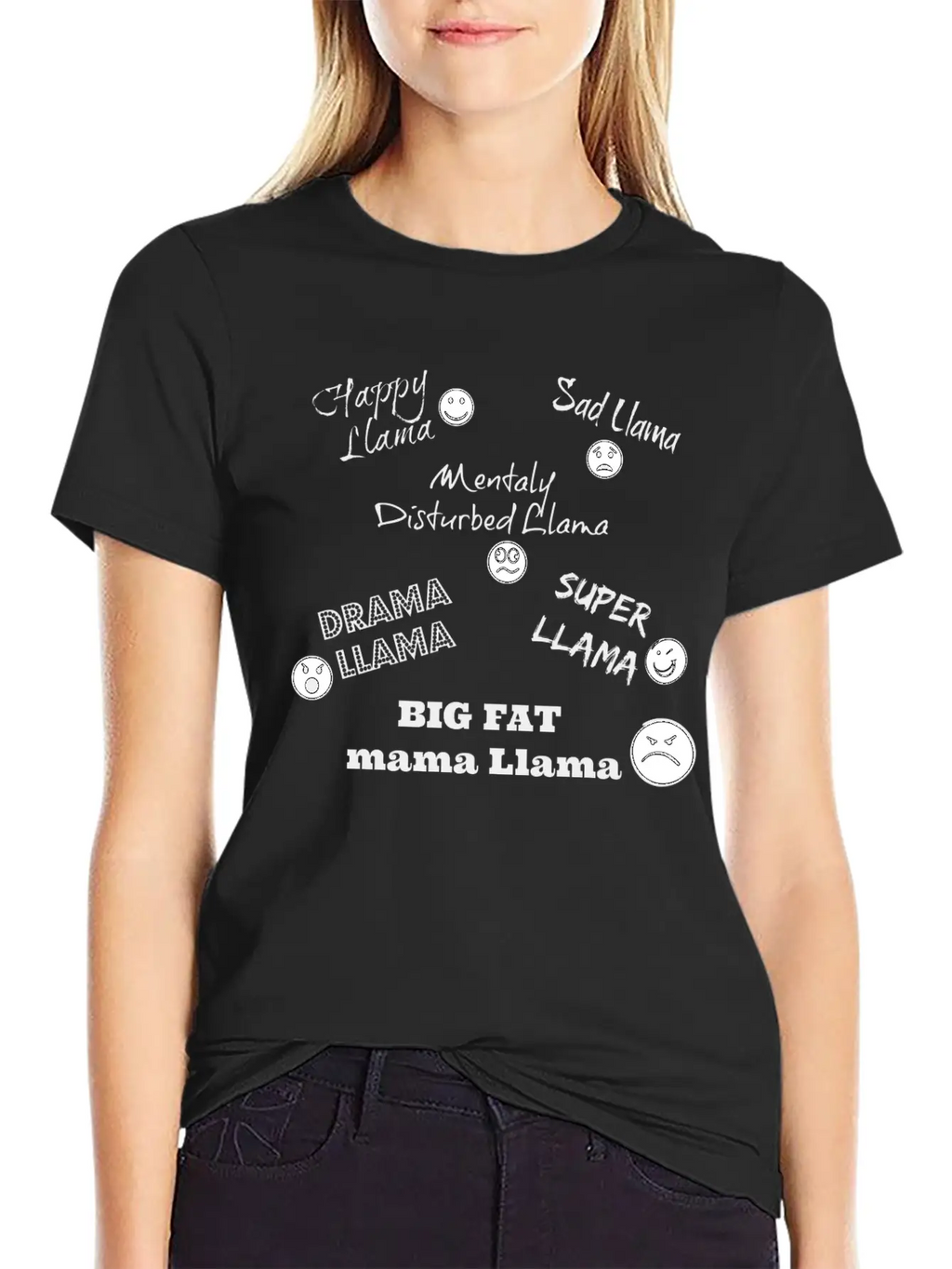 Llama Song Design Unisex Casual T-Shirt – Clean Design For Daily Comfort