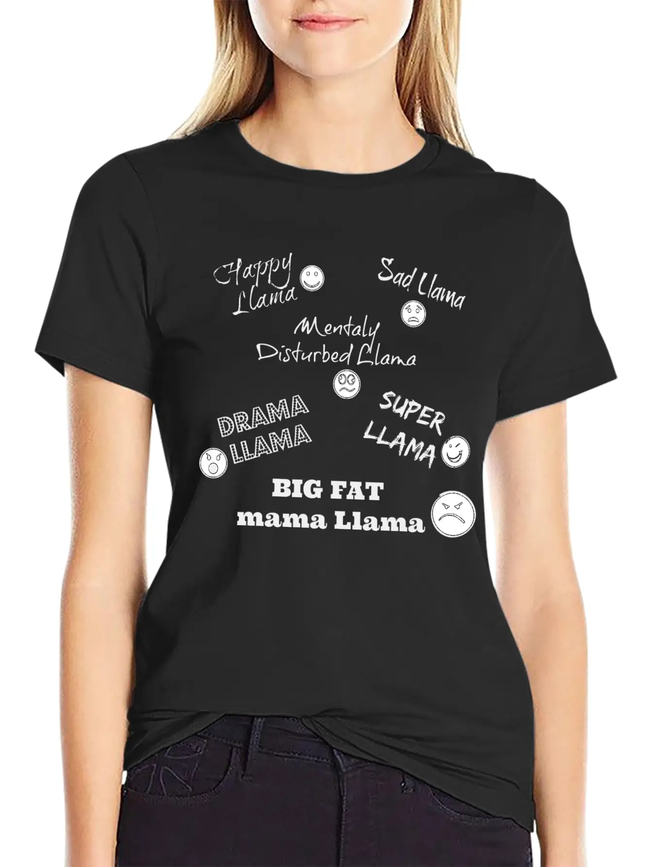 Llama Song Design Unisex Casual T-Shirt – Clean Design For Daily Comfort