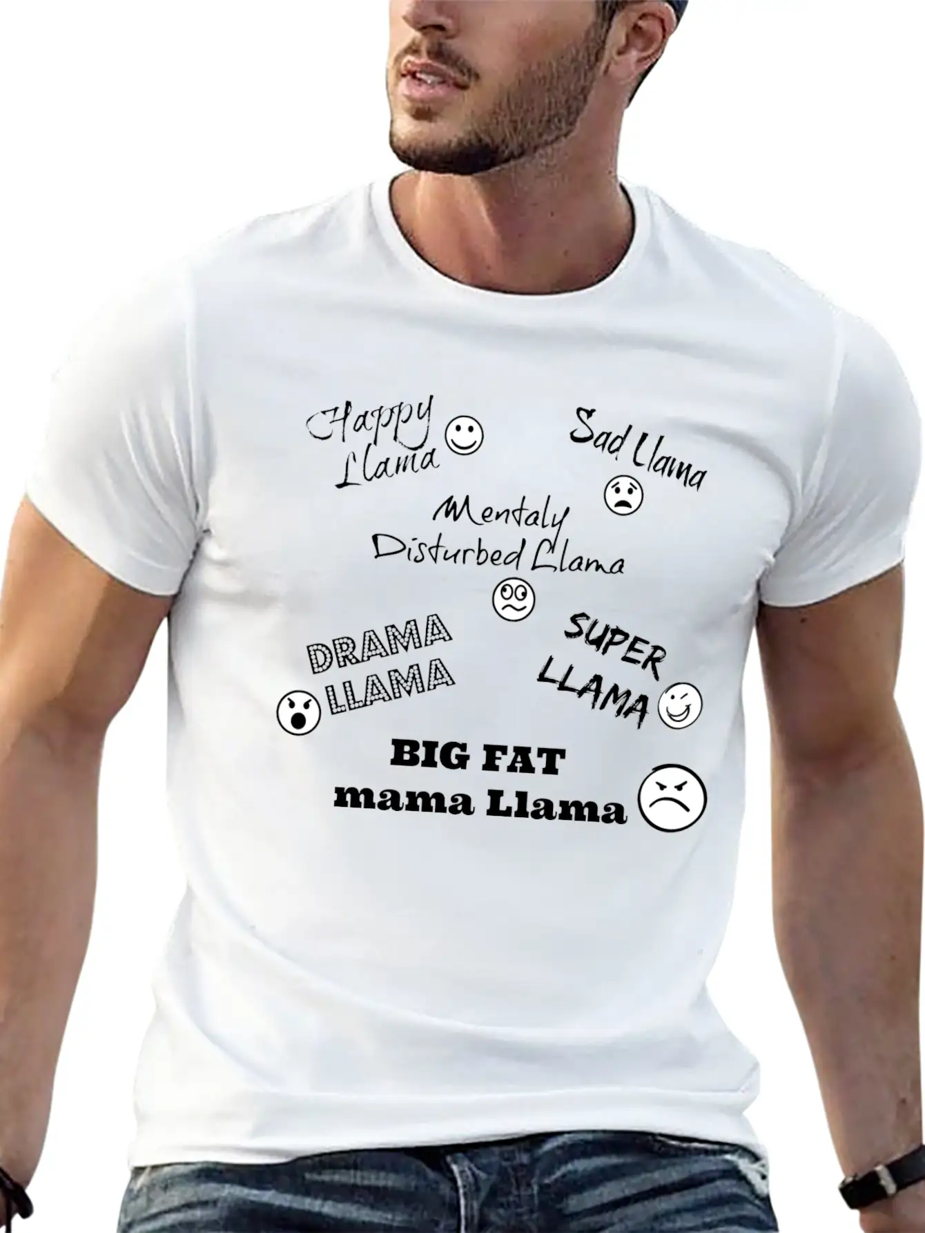 Llama Song Design Unisex Casual T-Shirt – Clean Design For Daily Comfort