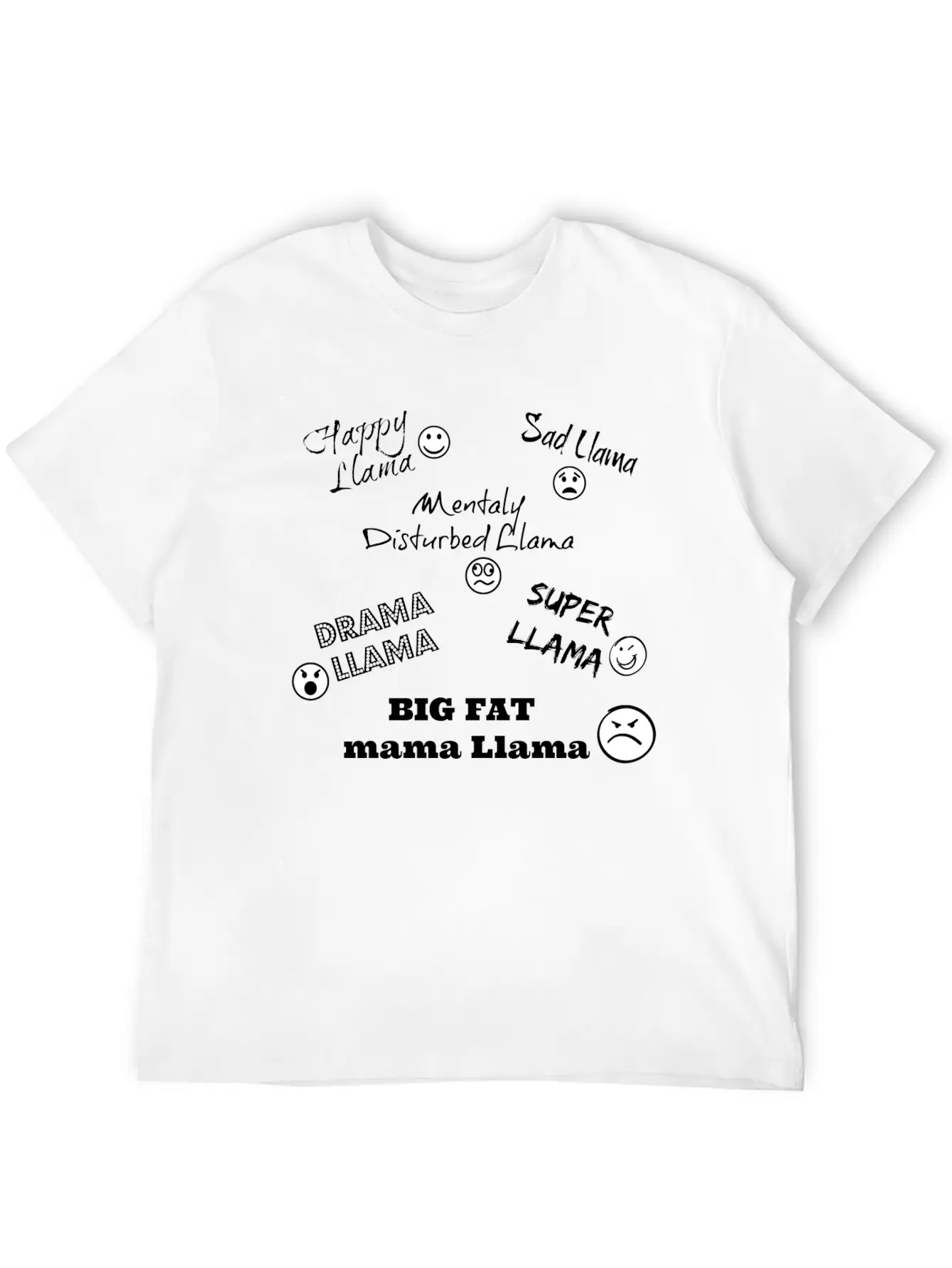 Llama Song Design Unisex Casual T-Shirt – Clean Design For Daily Comfort