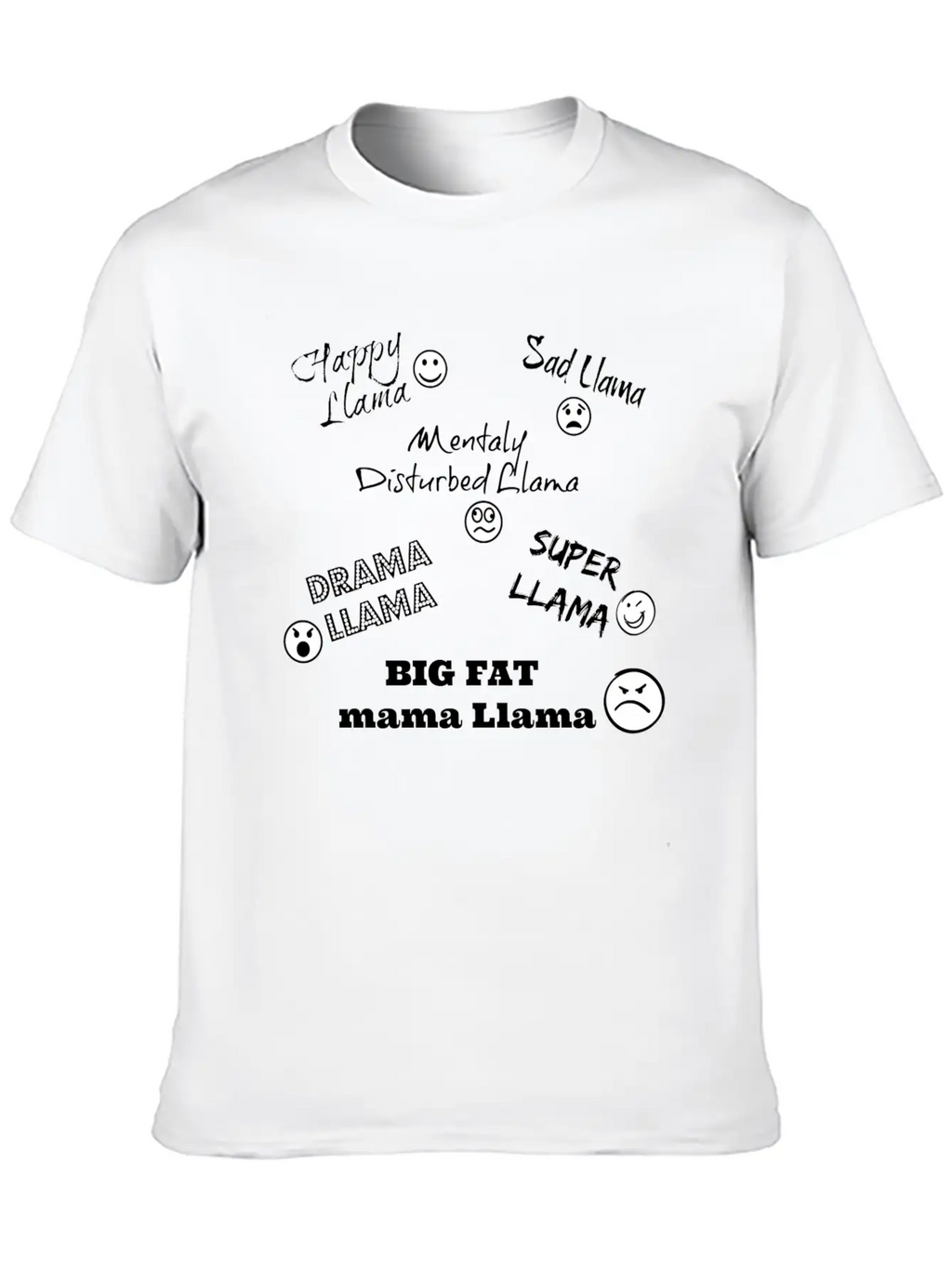 Llama Song Design Unisex Casual T-Shirt – Clean Design For Daily Comfort