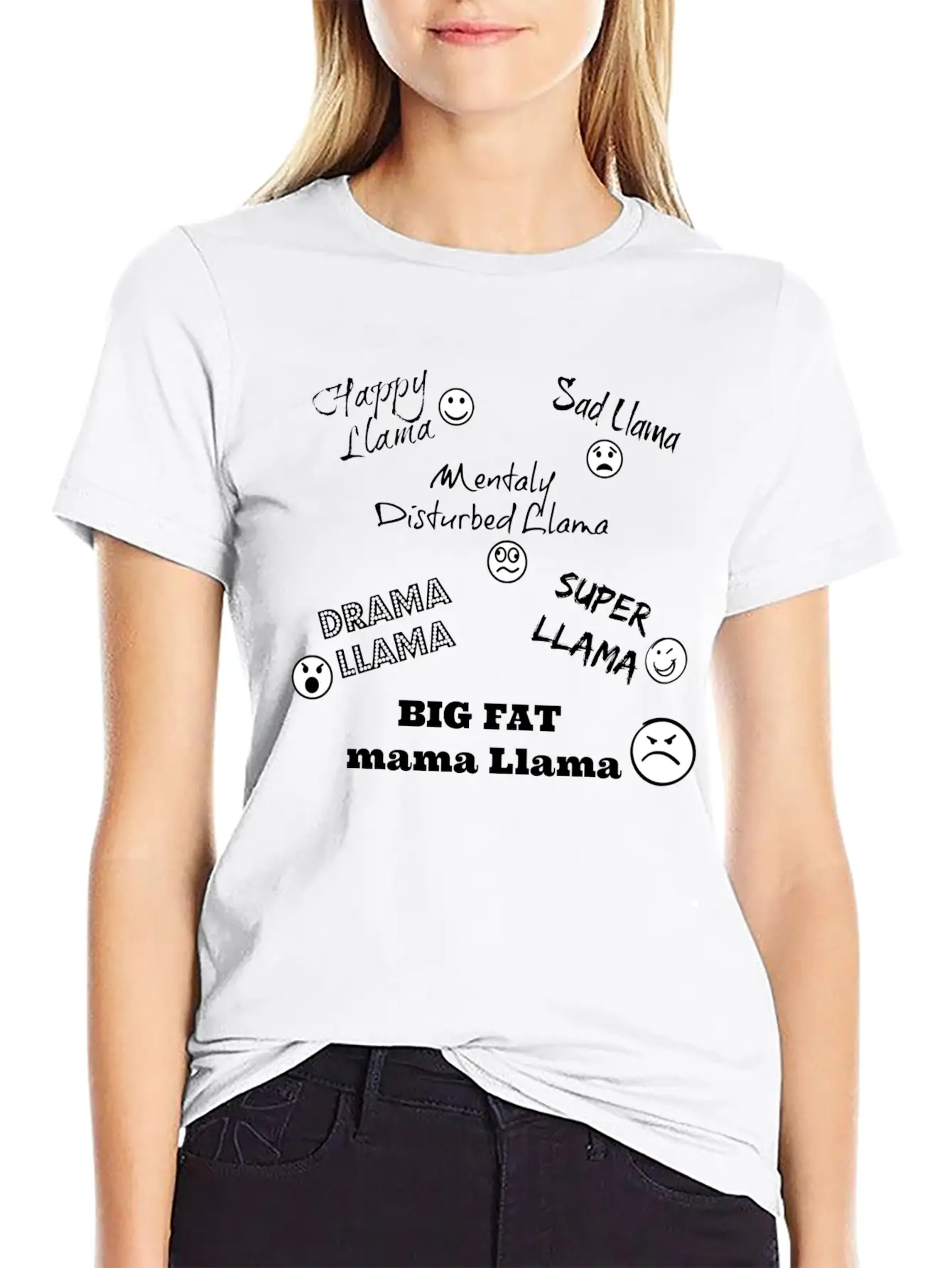 Llama Song Design Unisex Casual T-Shirt – Clean Design For Daily Comfort