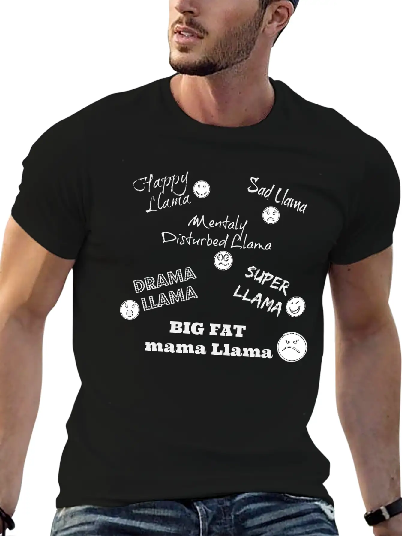 Llama Song Design Unisex Casual T-Shirt – Clean Design For Daily Comfort