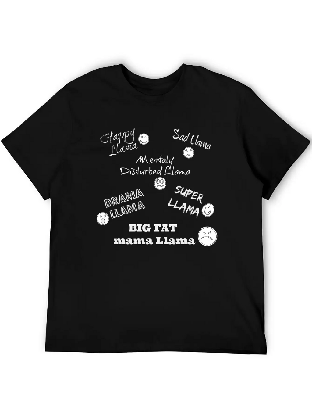 Llama Song Design Unisex Casual T-Shirt – Clean Design For Daily Comfort
