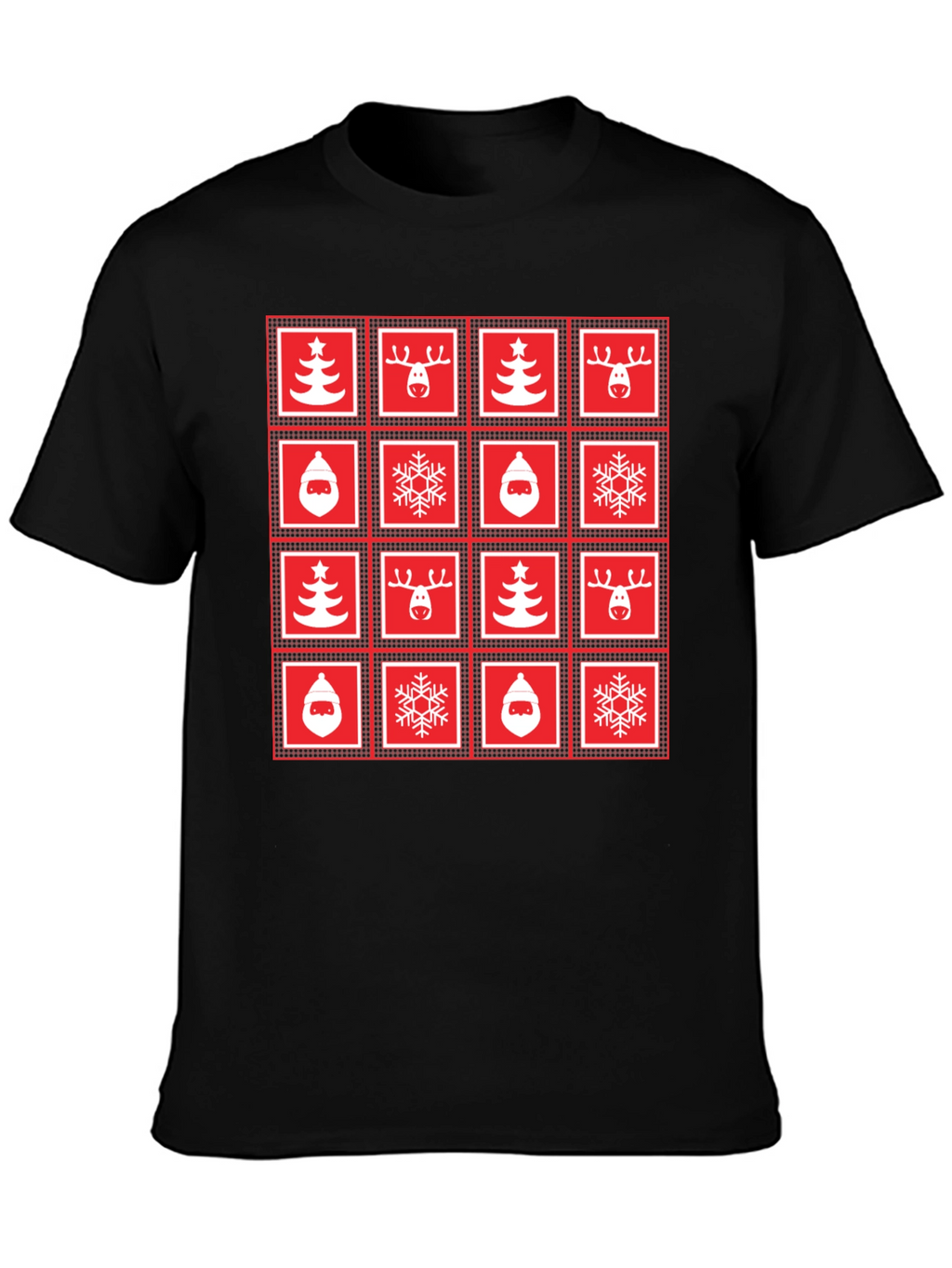 Festive Christmas Pattern T-Shirt